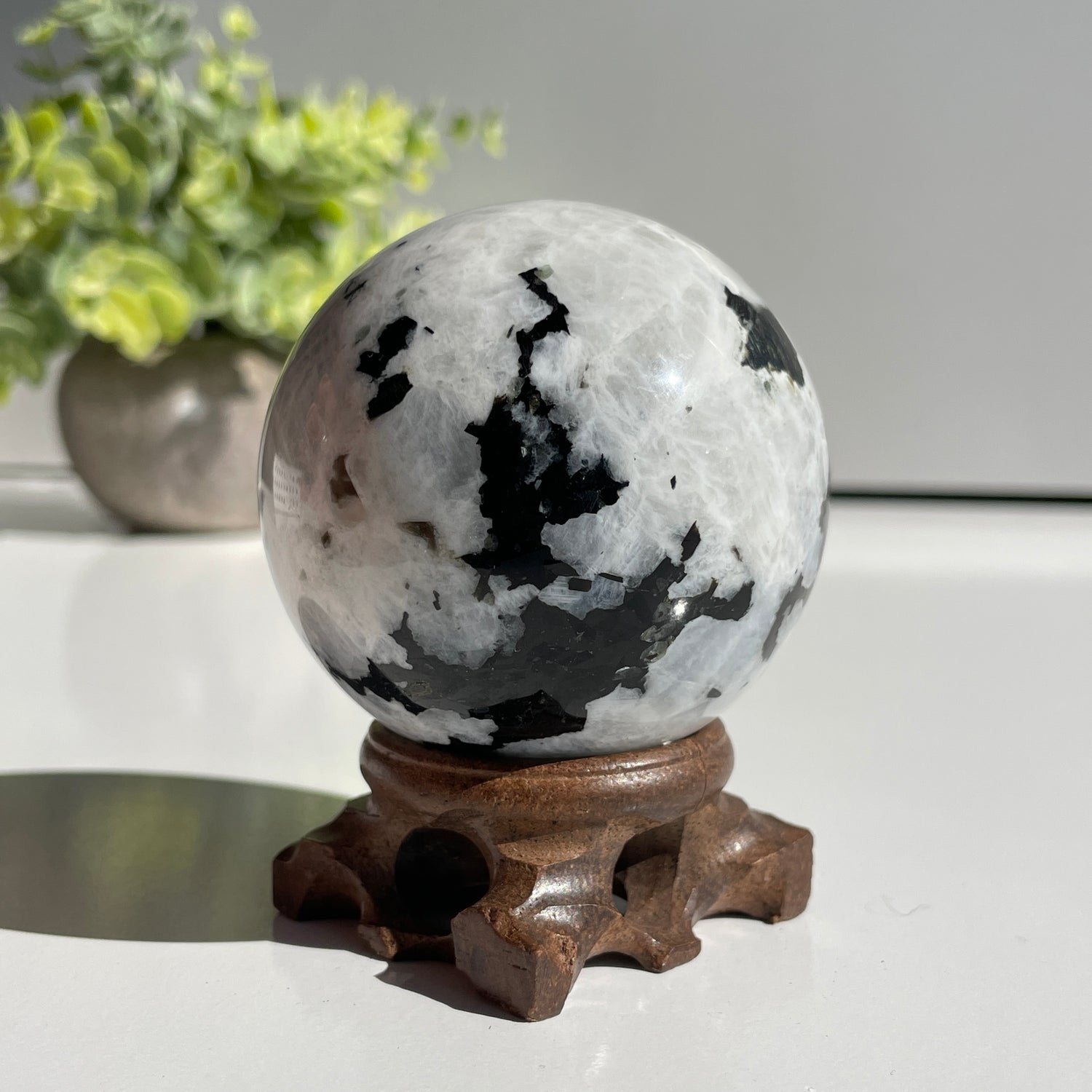 Moonstone Sphere 6.3cm