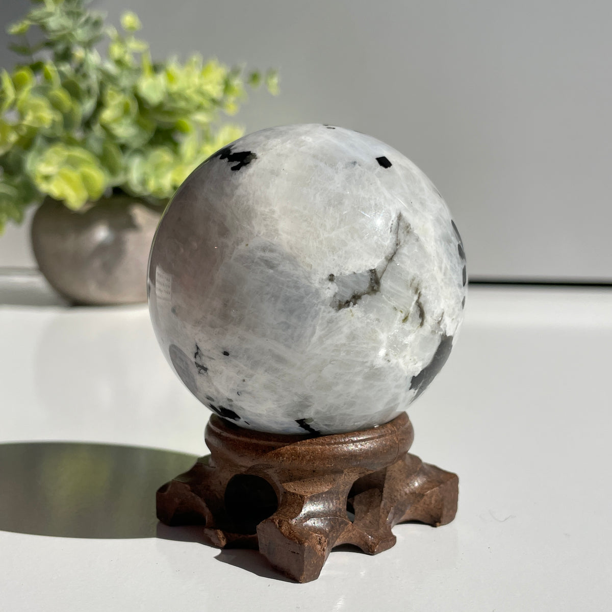 Moonstone Sphere 6.3cm