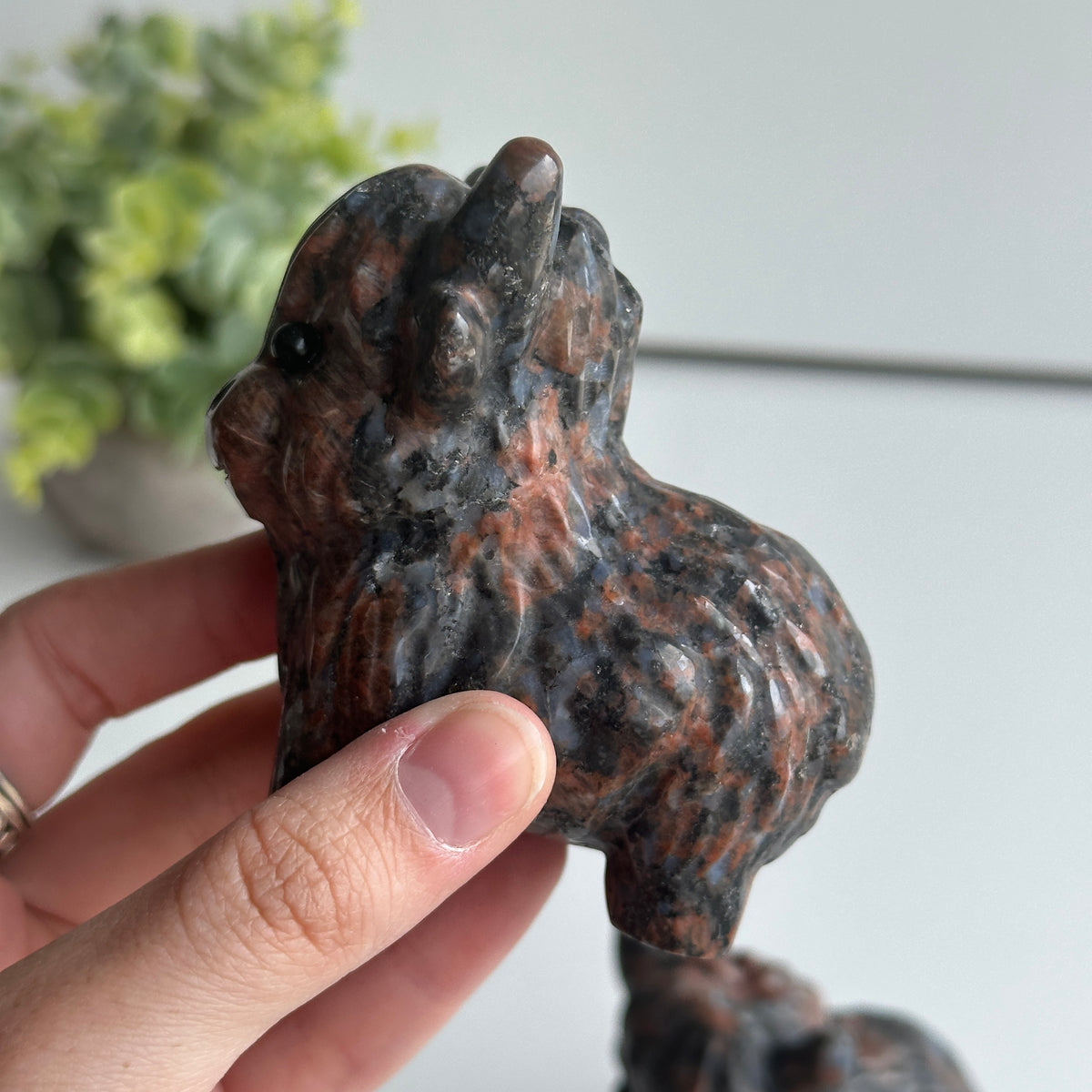 Feldspar Highland Cow 8cm