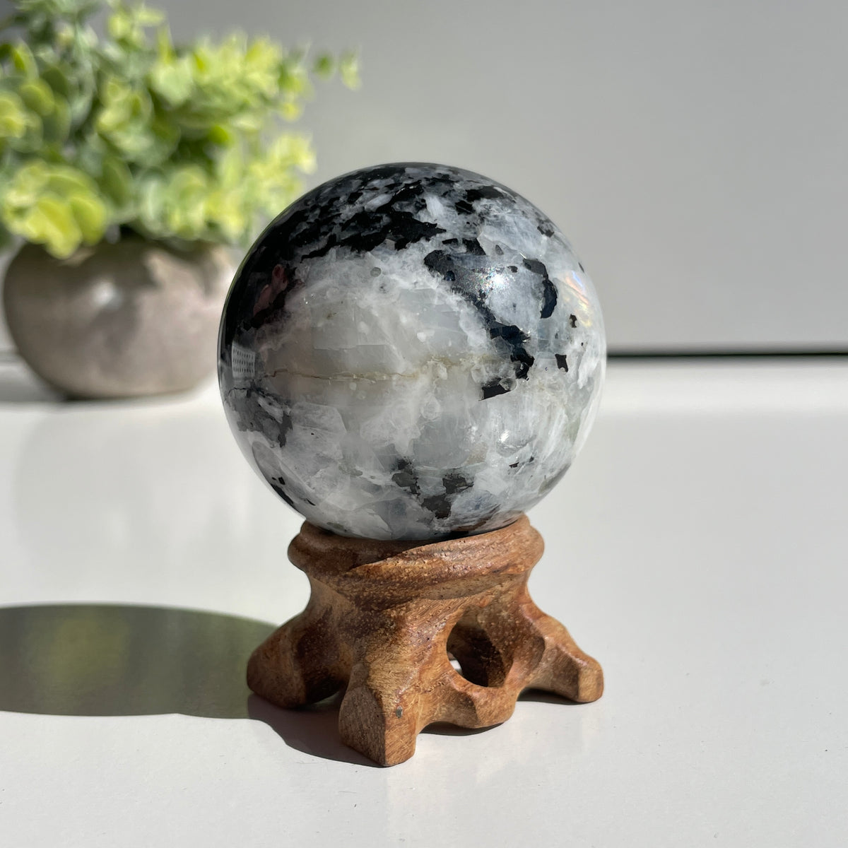 Moonstone Sphere 4.9cm