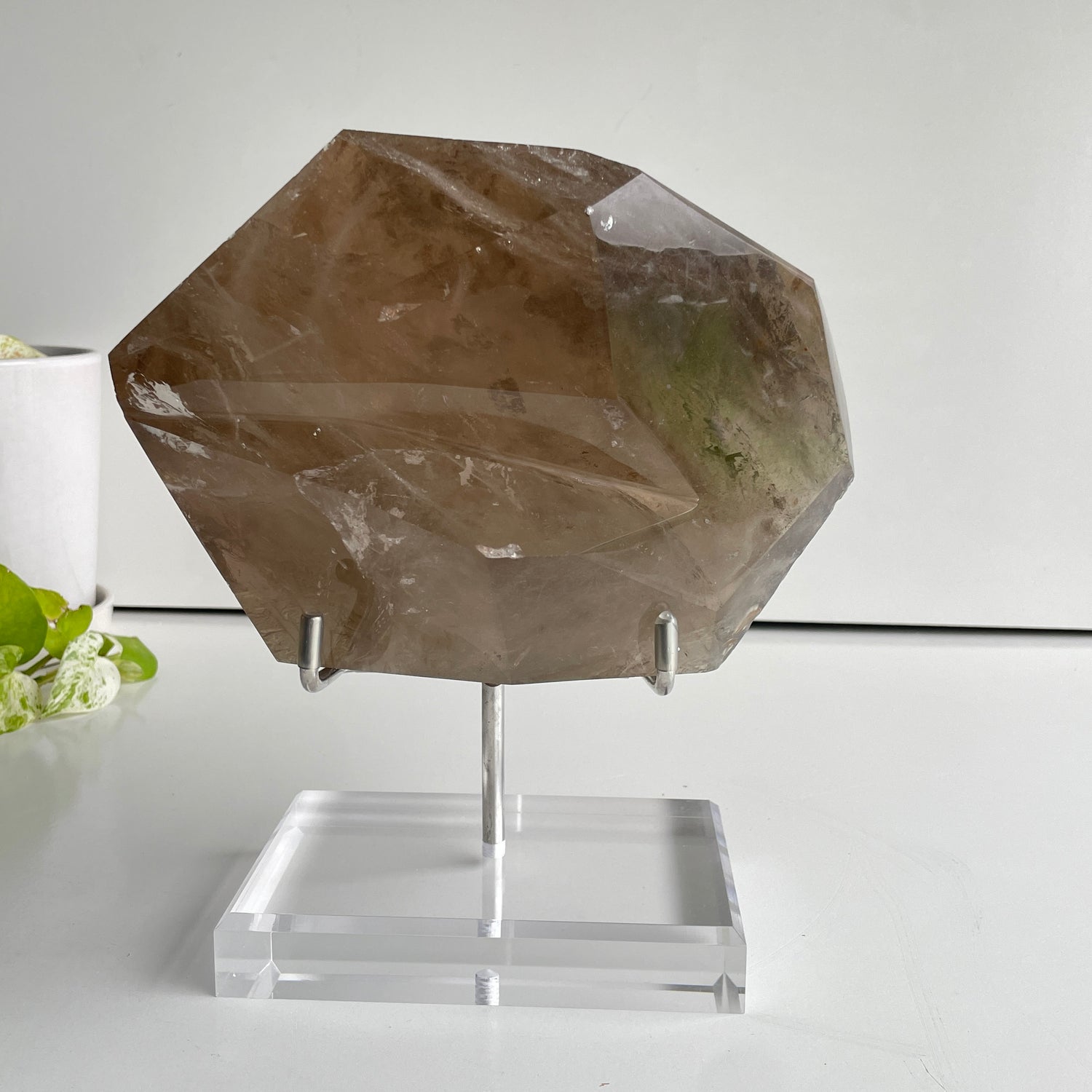 Smoky Quartz Pce In Stand 3.706kg