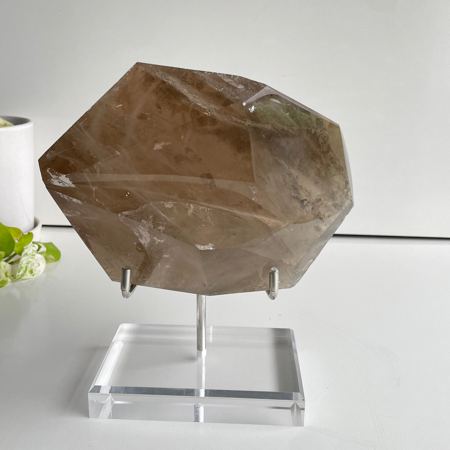 Smoky Quartz Pce In Stand 3.706kg