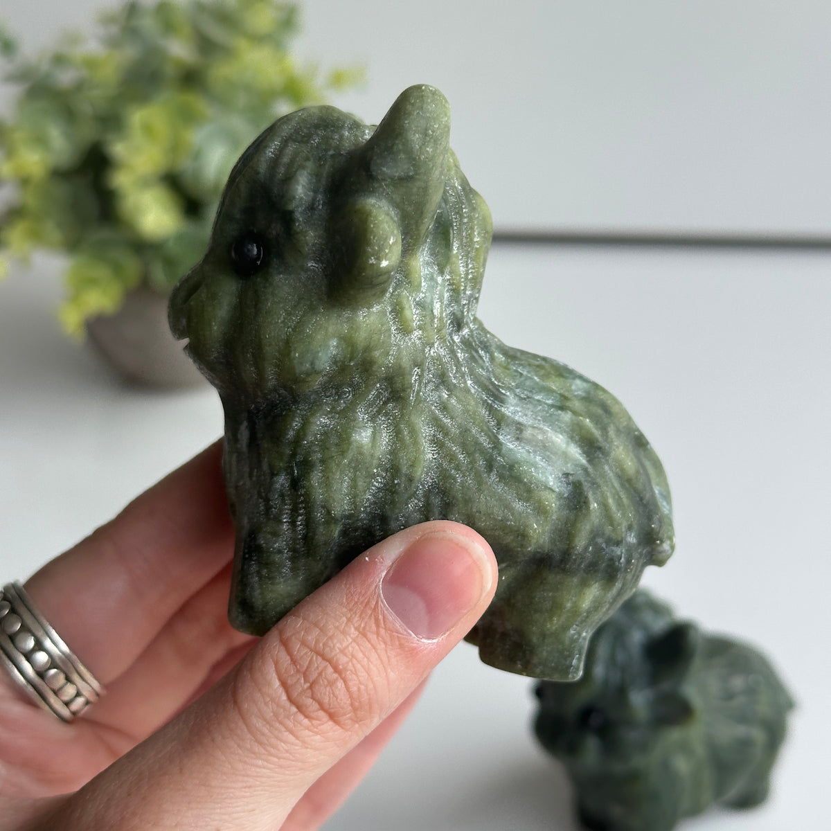 Serpentine Highland Cow 8cm