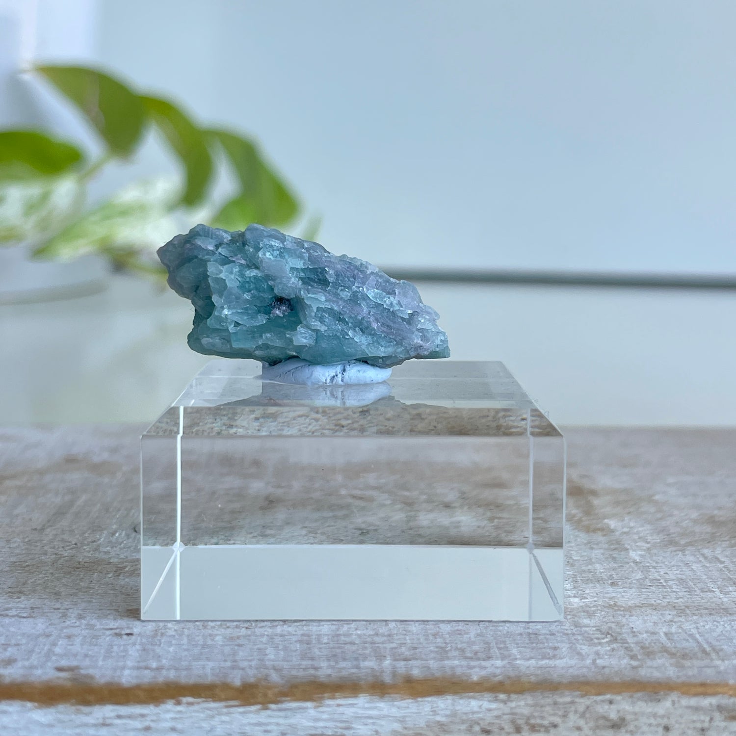 Blue Tourmaline Cluster 8.39g