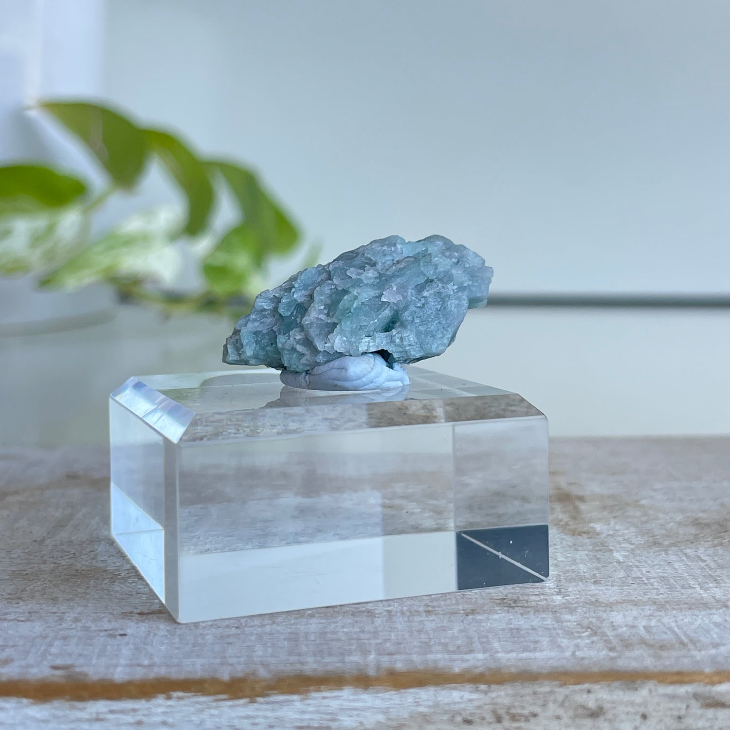 Blue Tourmaline Cluster 8.39g