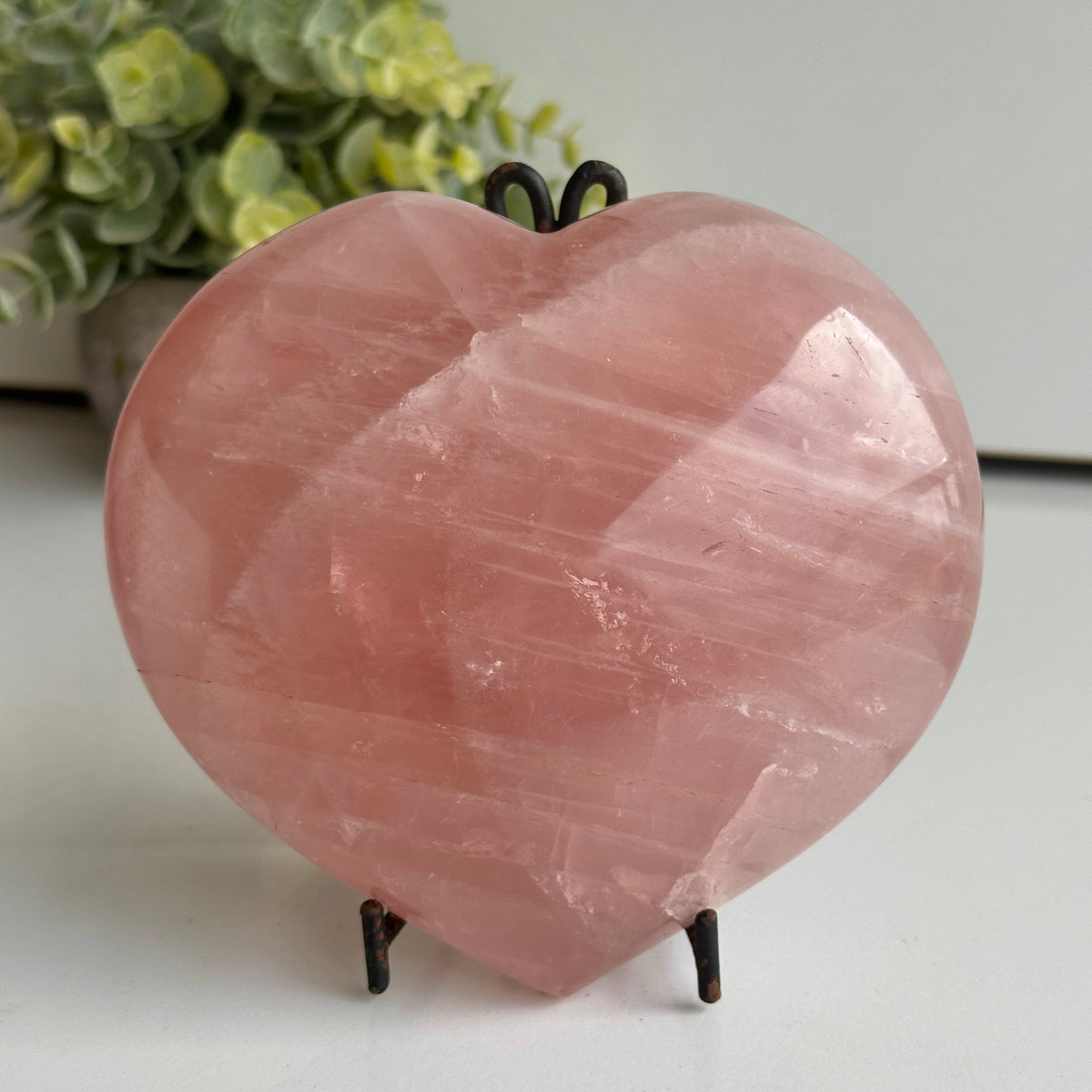 Rose Quartz Heart 13.3cm