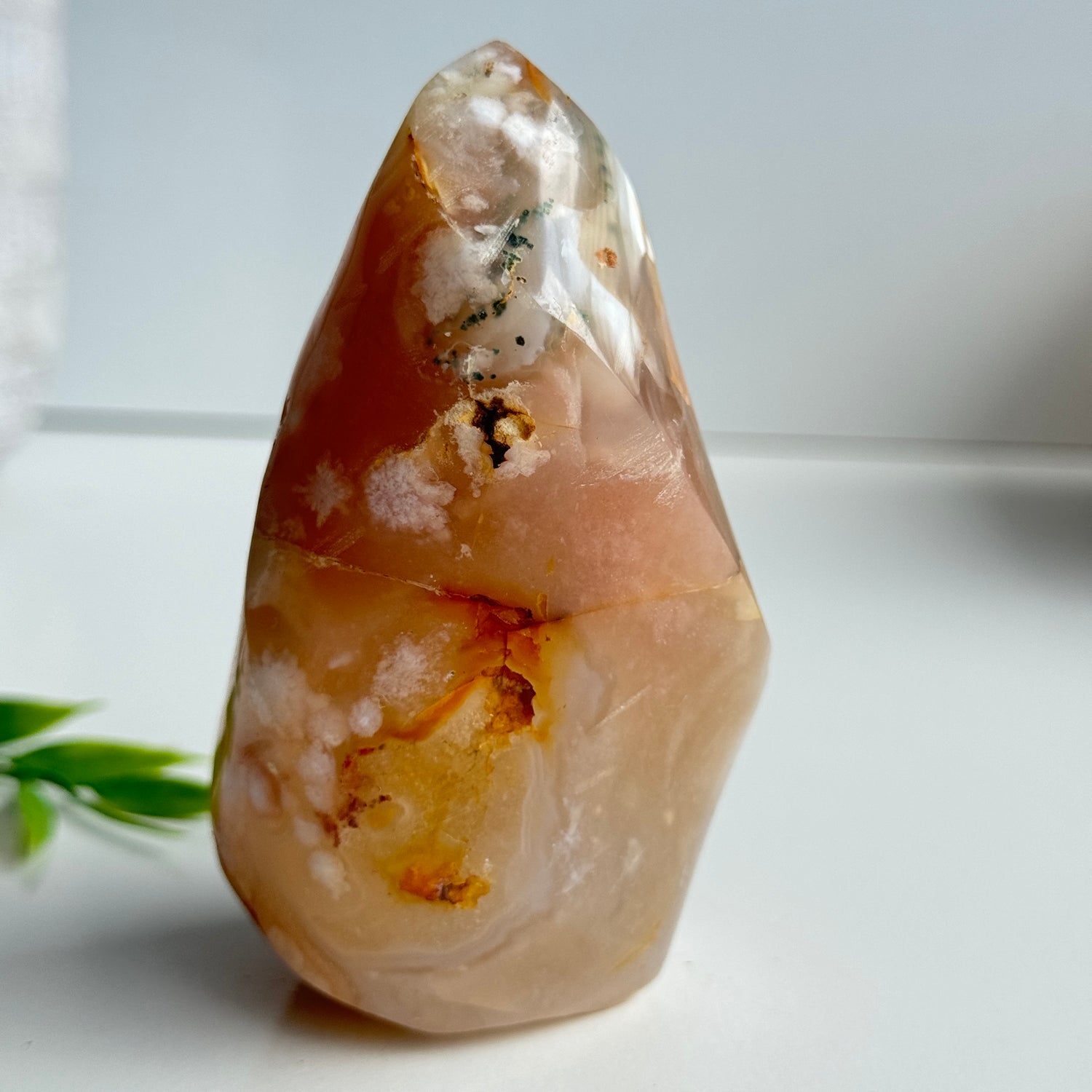 Flower Agate Flame 9.8cm 01