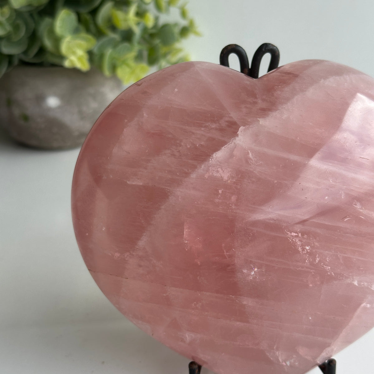 Rose Quartz Heart 13.3cm