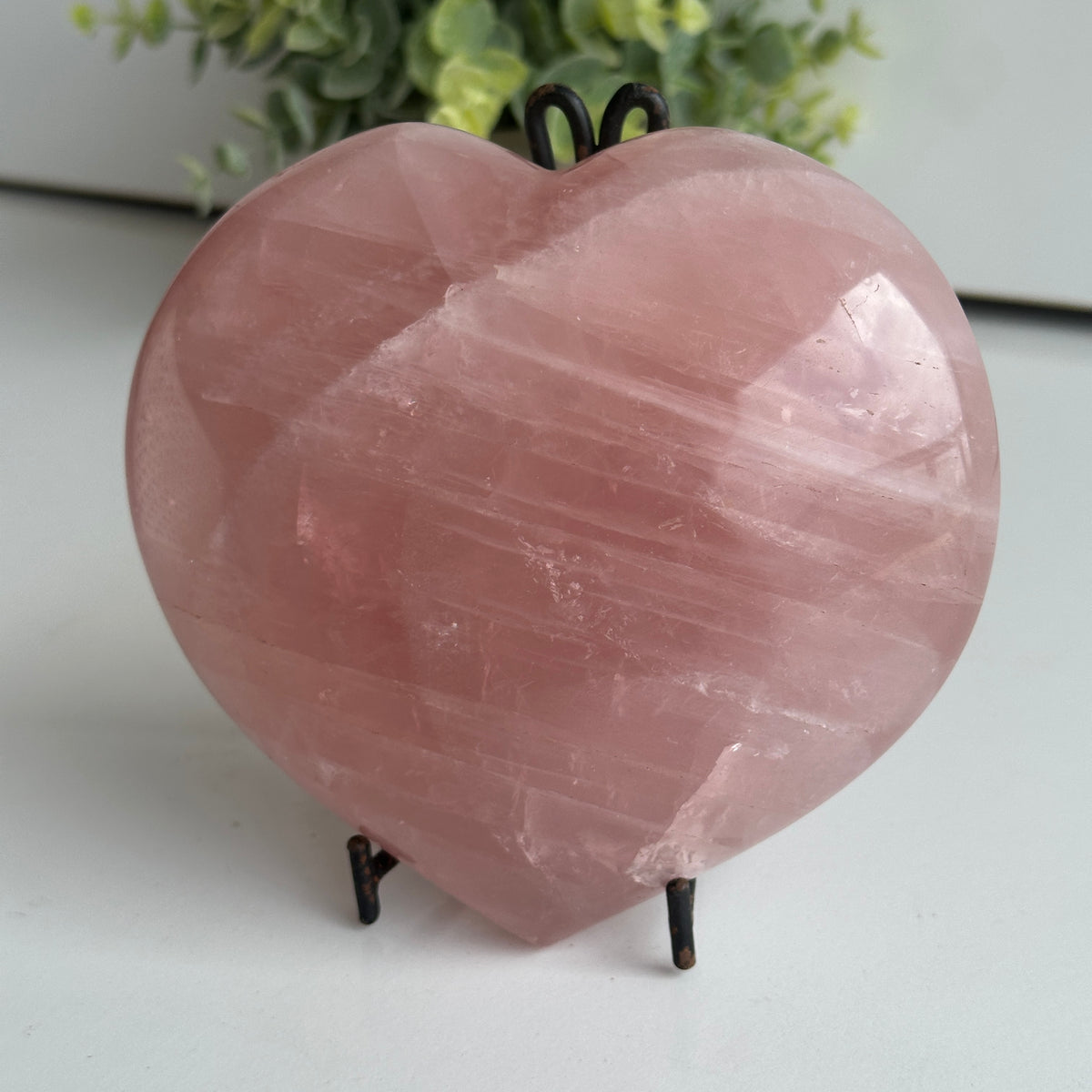 Rose Quartz Heart 13.3cm