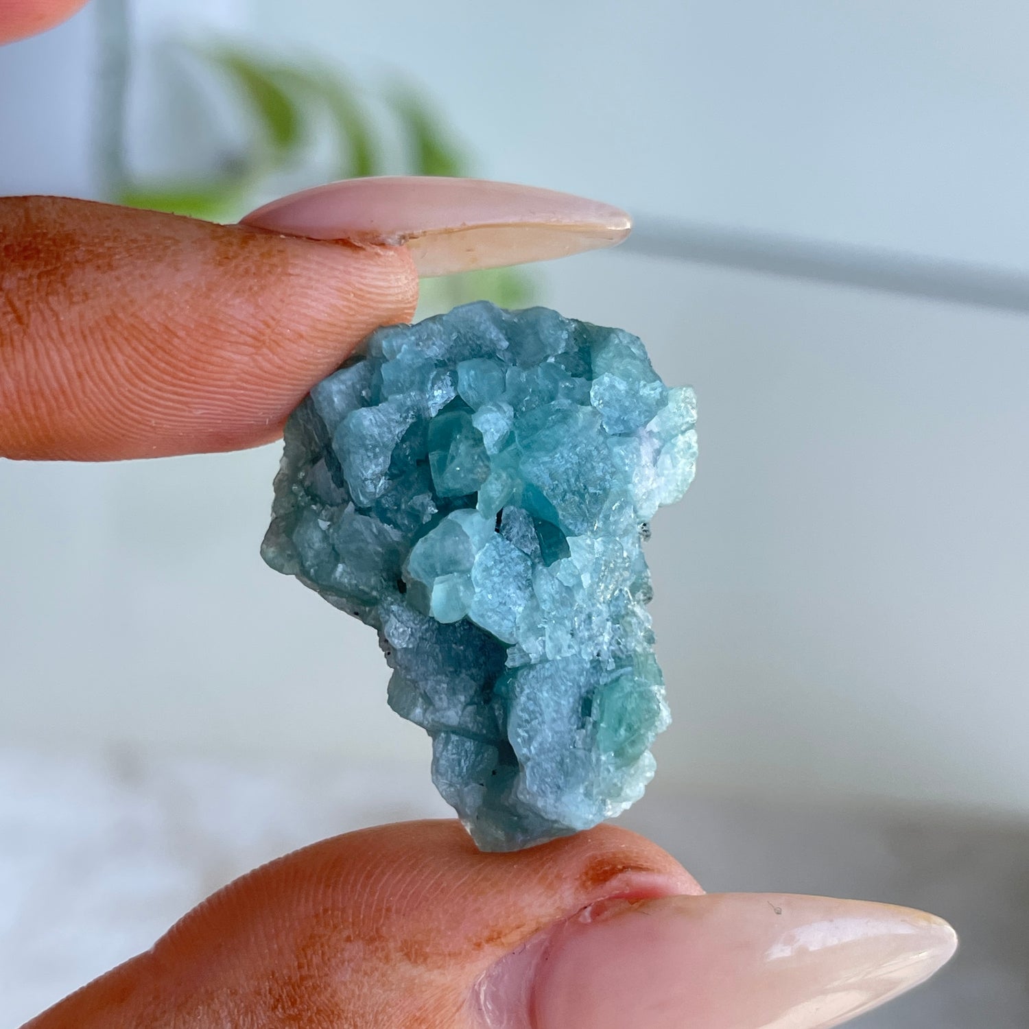 Blue Tourmaline Cluster 5.66g