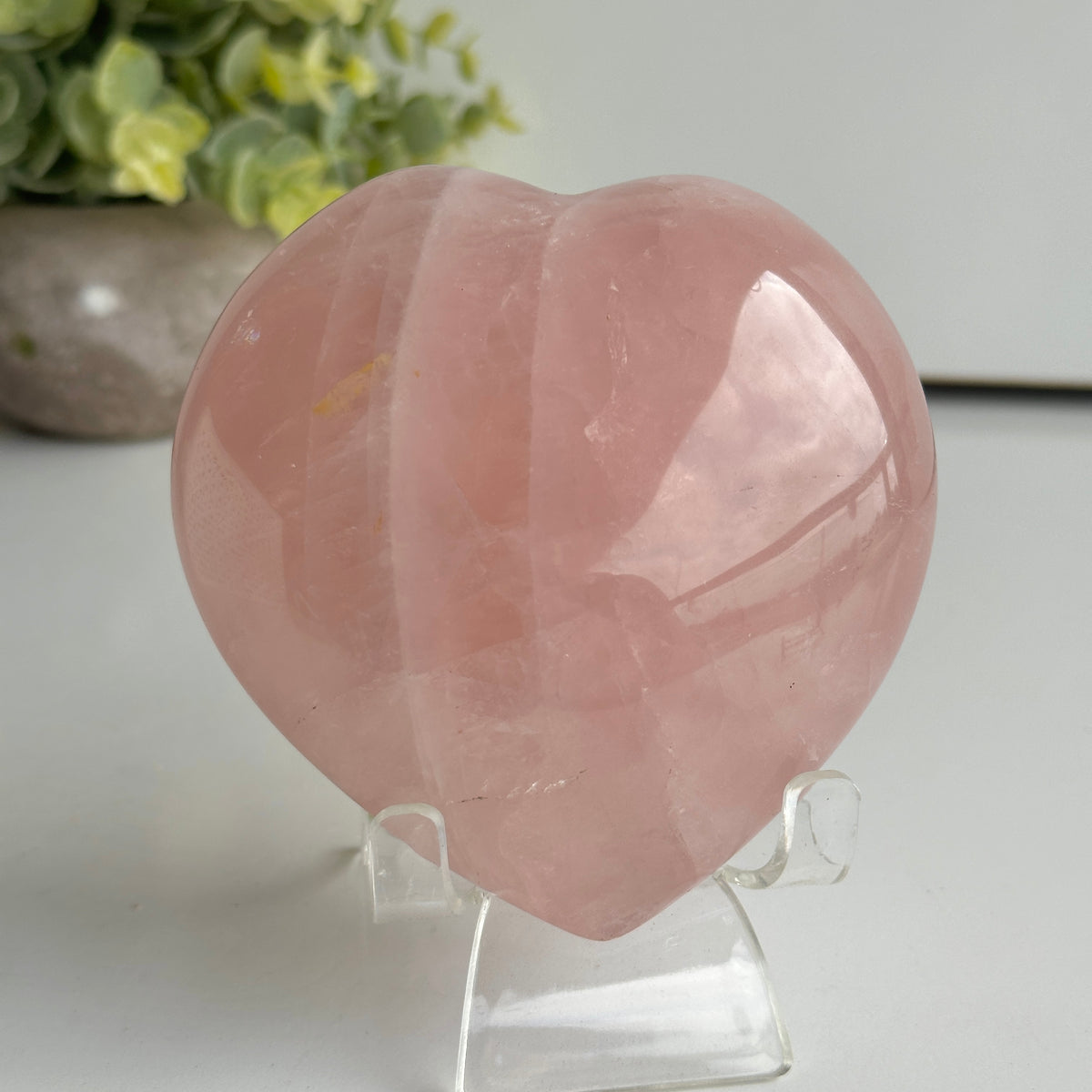 Rose Quartz Heart 9.7cm