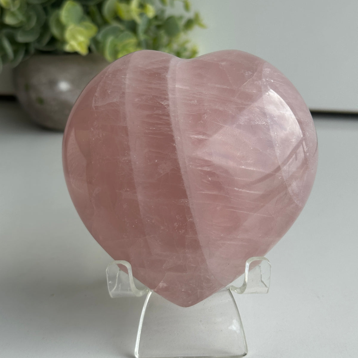 Rose Quartz Heart 9.7cm