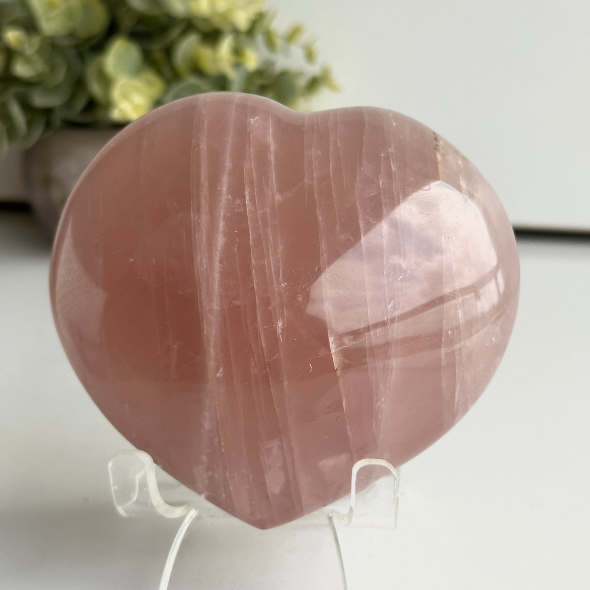 Rose Quartz Heart 10cm