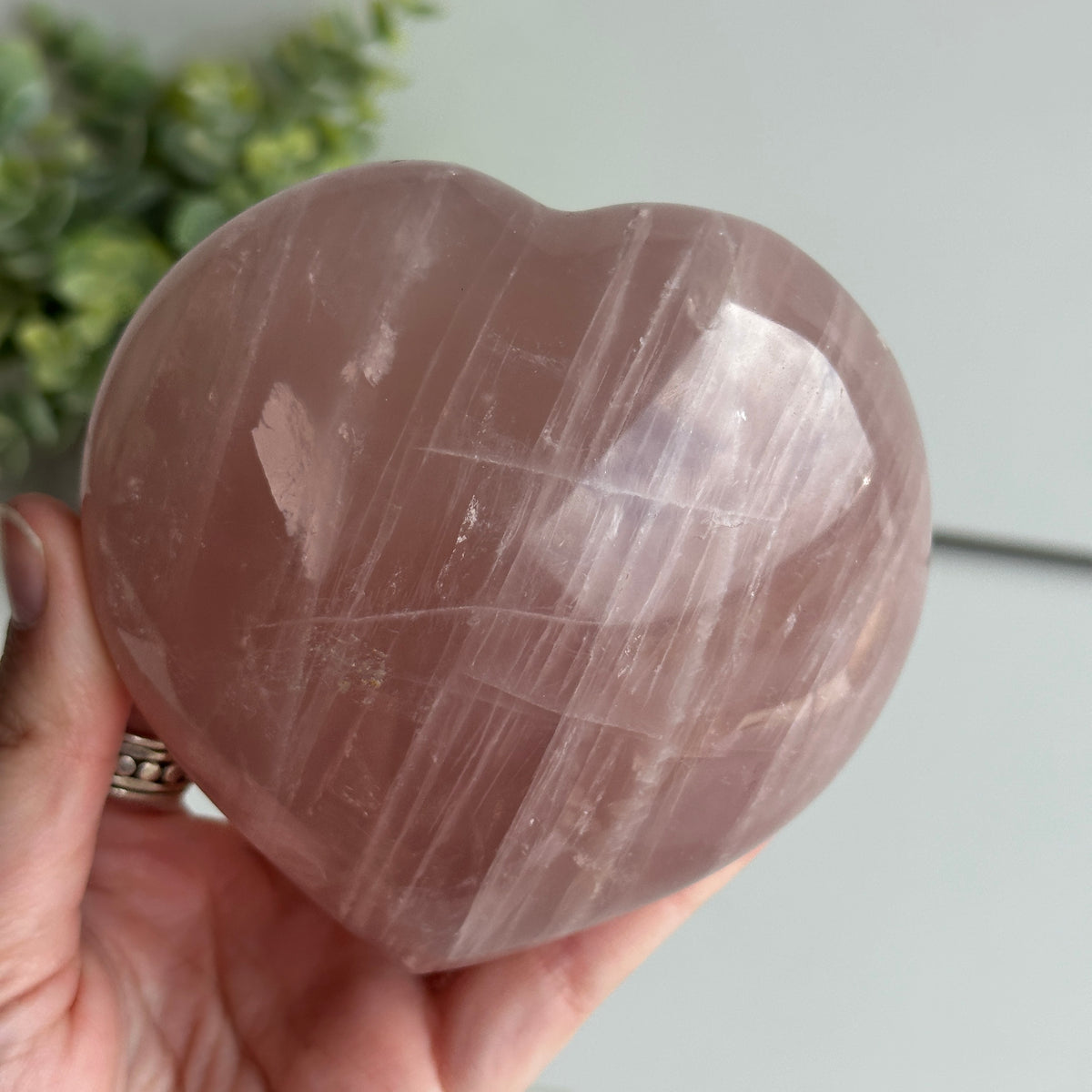Rose Quartz Heart 10cm