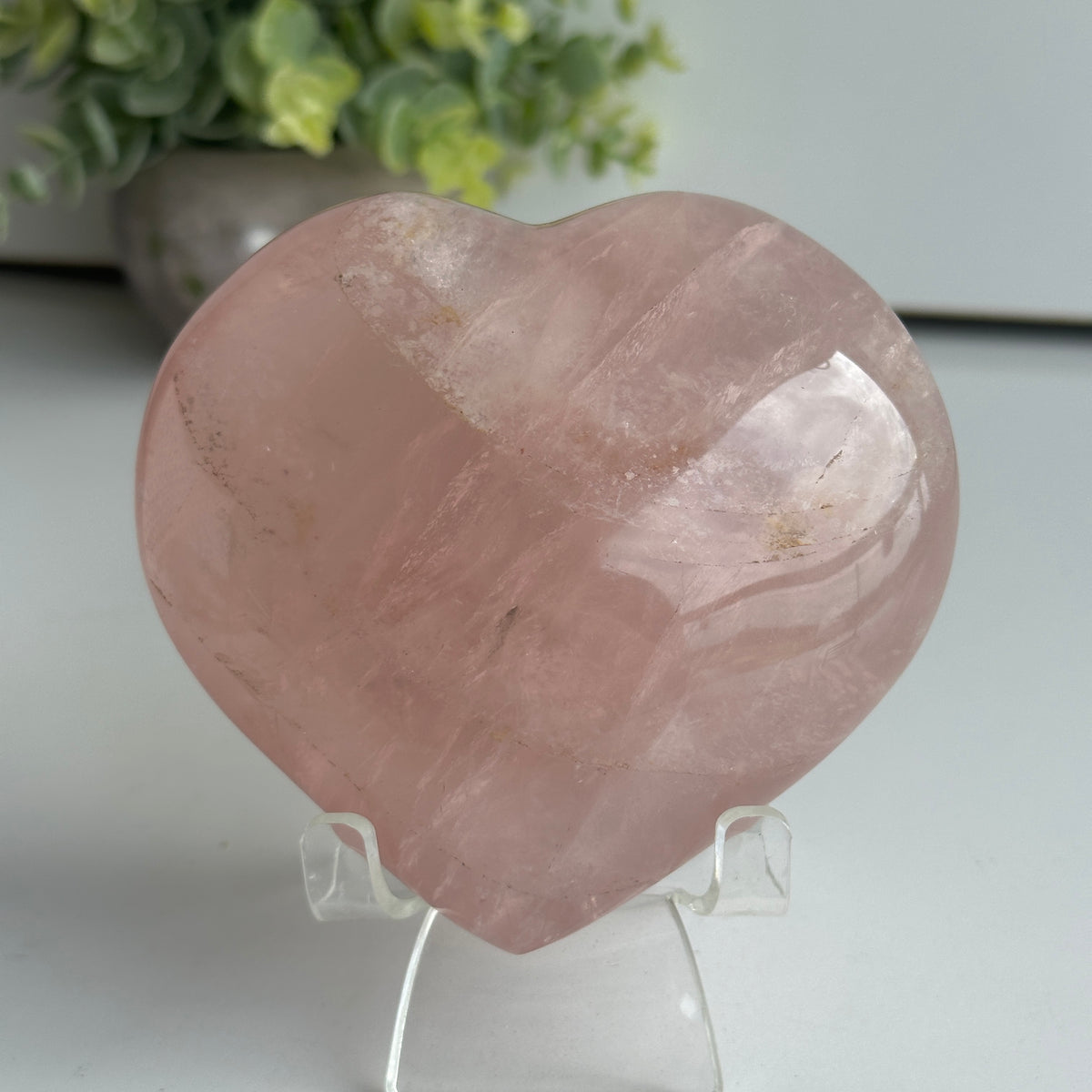 Rose Quartz Heart 10.5cm