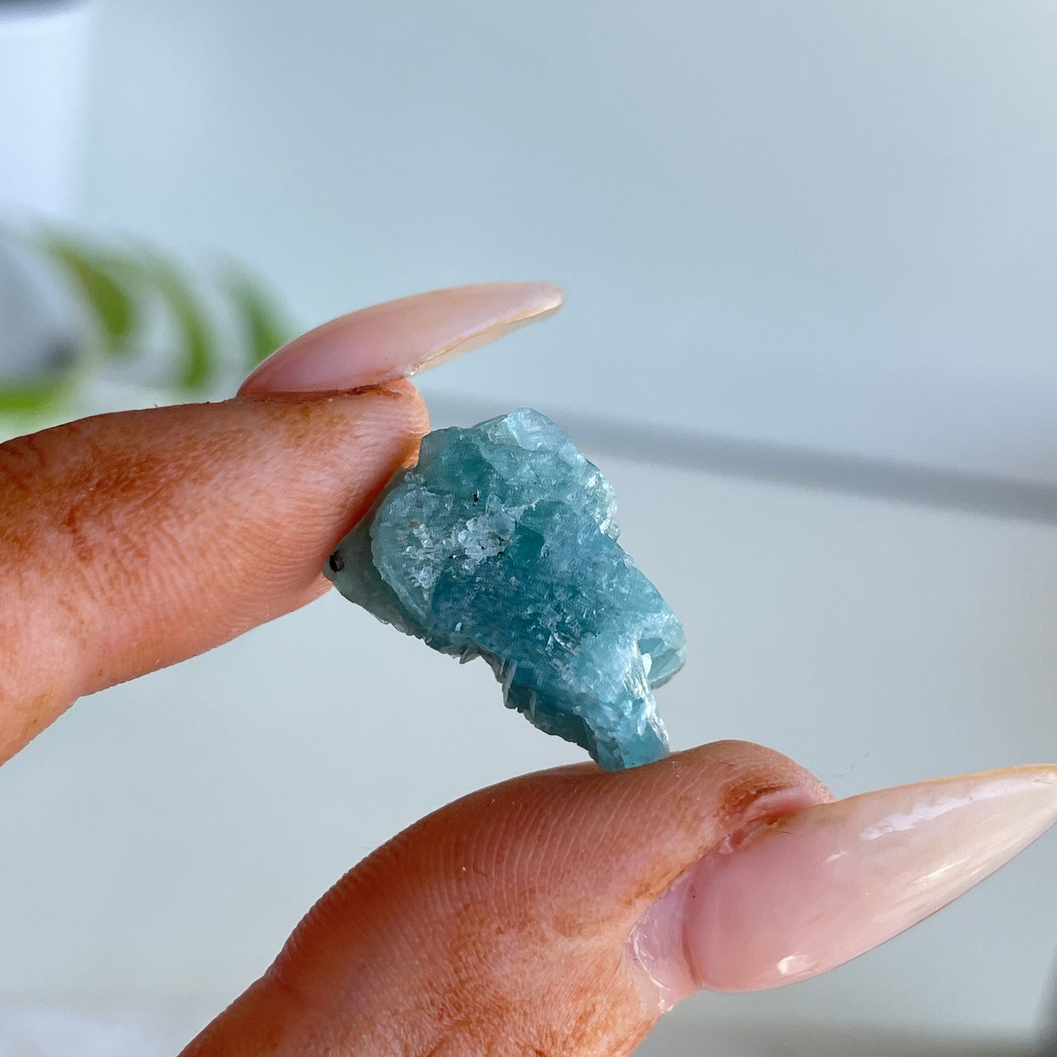 Blue Tourmaline Cluster 2.65g