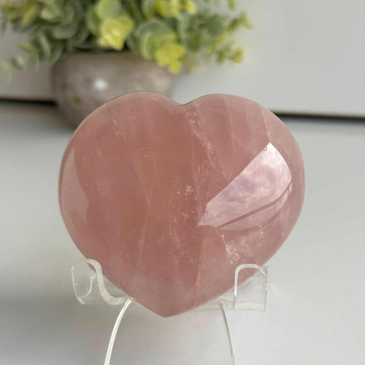 Rose Quartz Heart 8.1cm