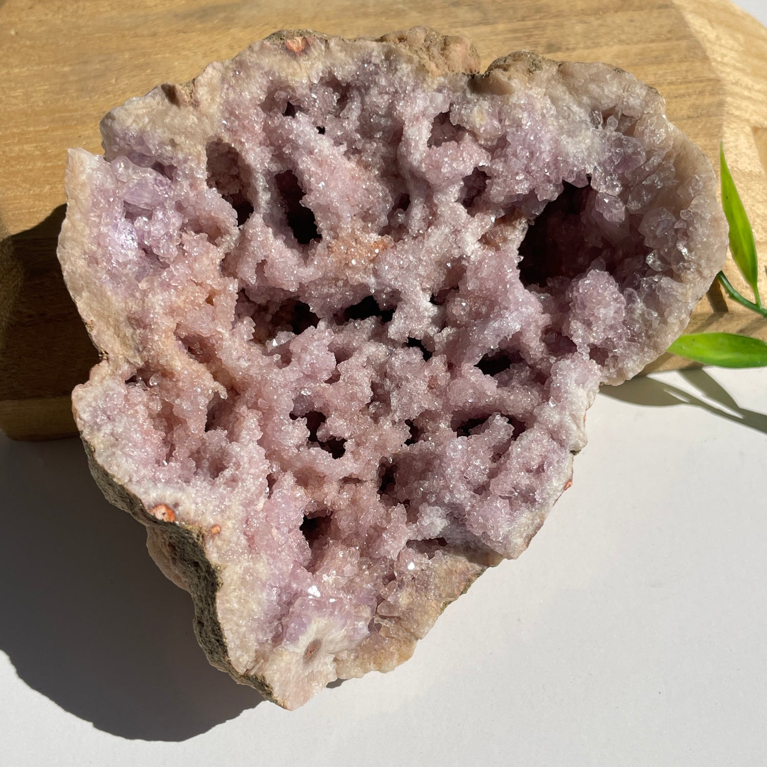 Pink Amethyst Geode 350g