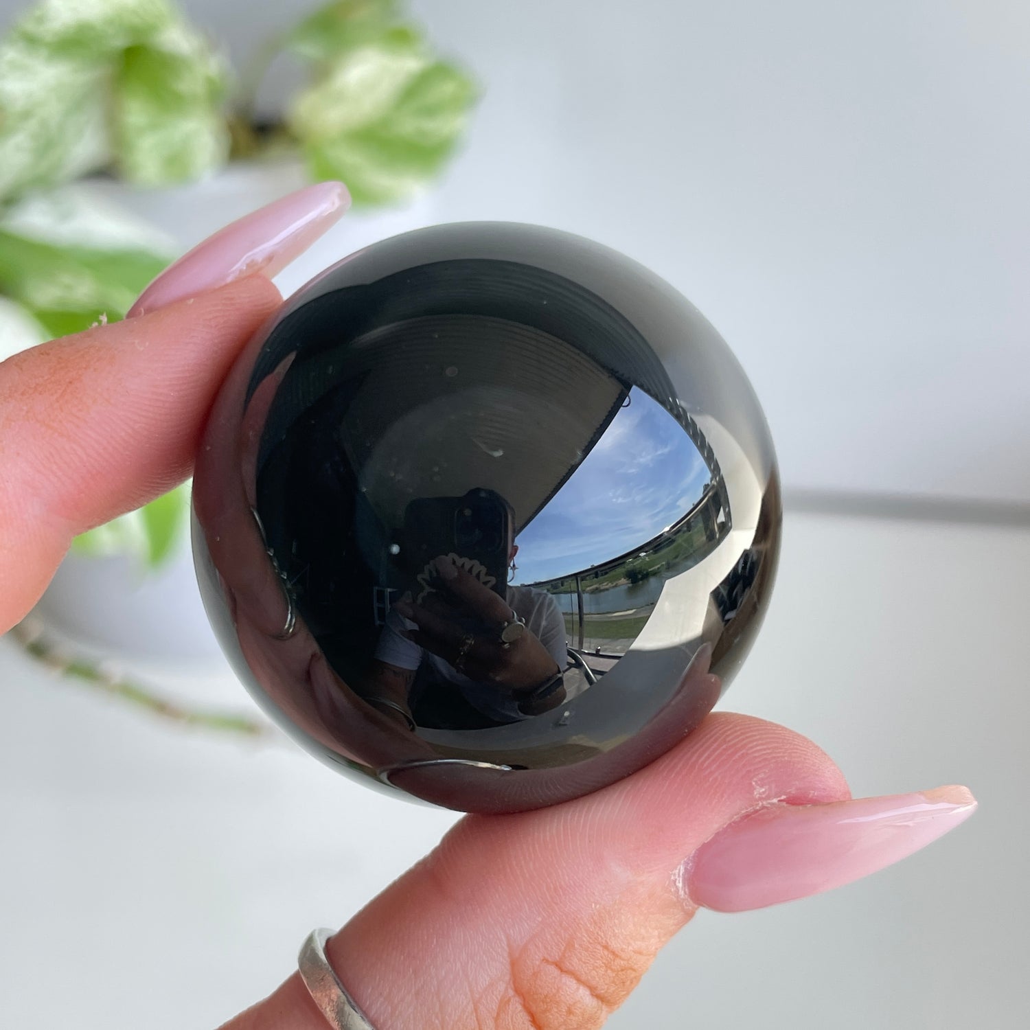 Rainbow Obsidian Sphere 4.2cm