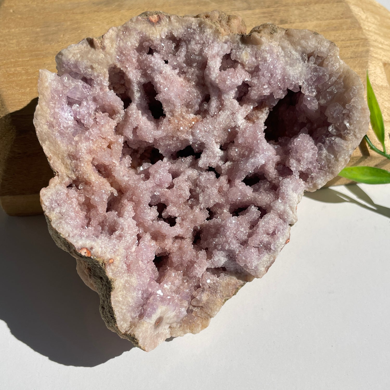 Pink Amethyst Geode 350g