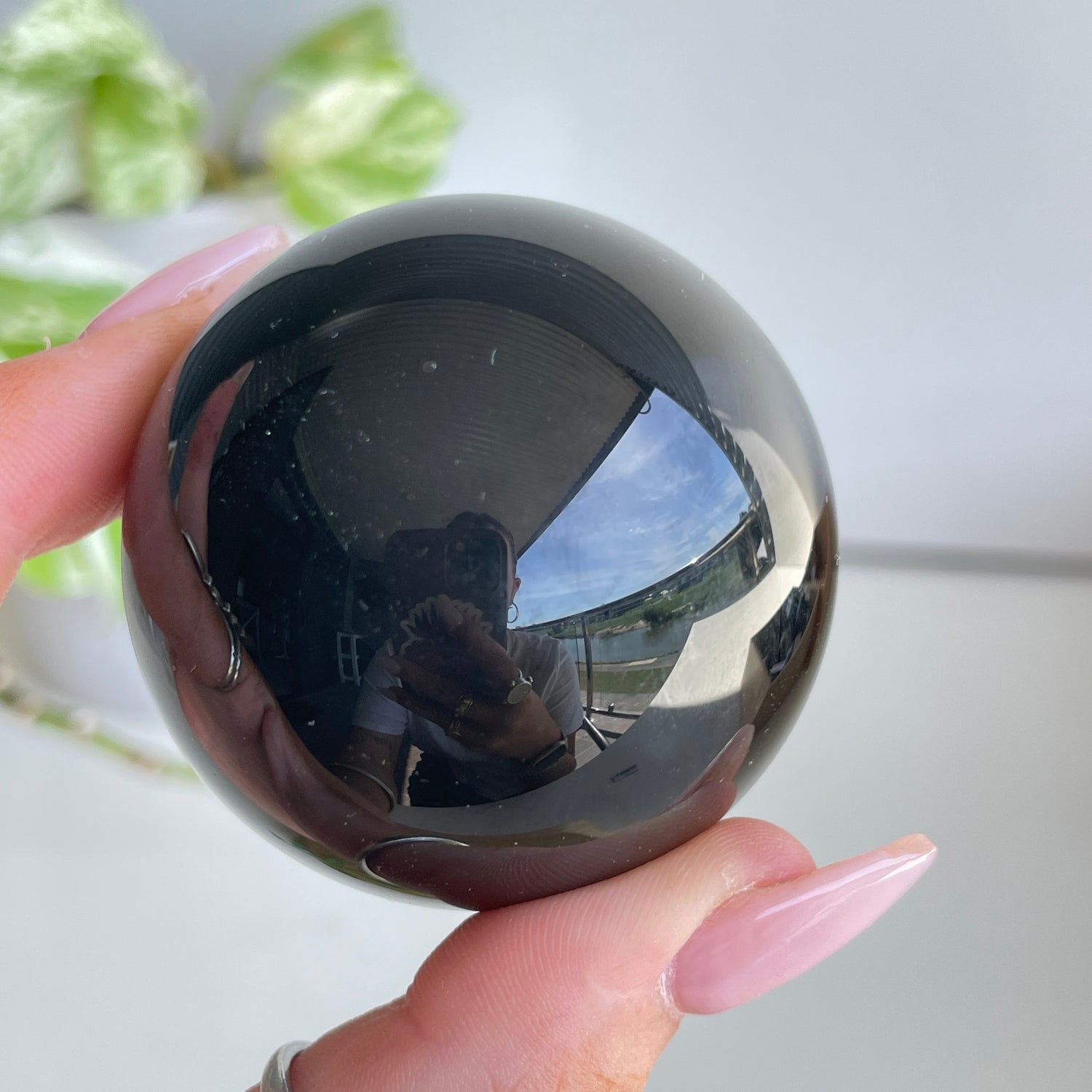 Rainbow Obsidian Sphere 5.1cm
