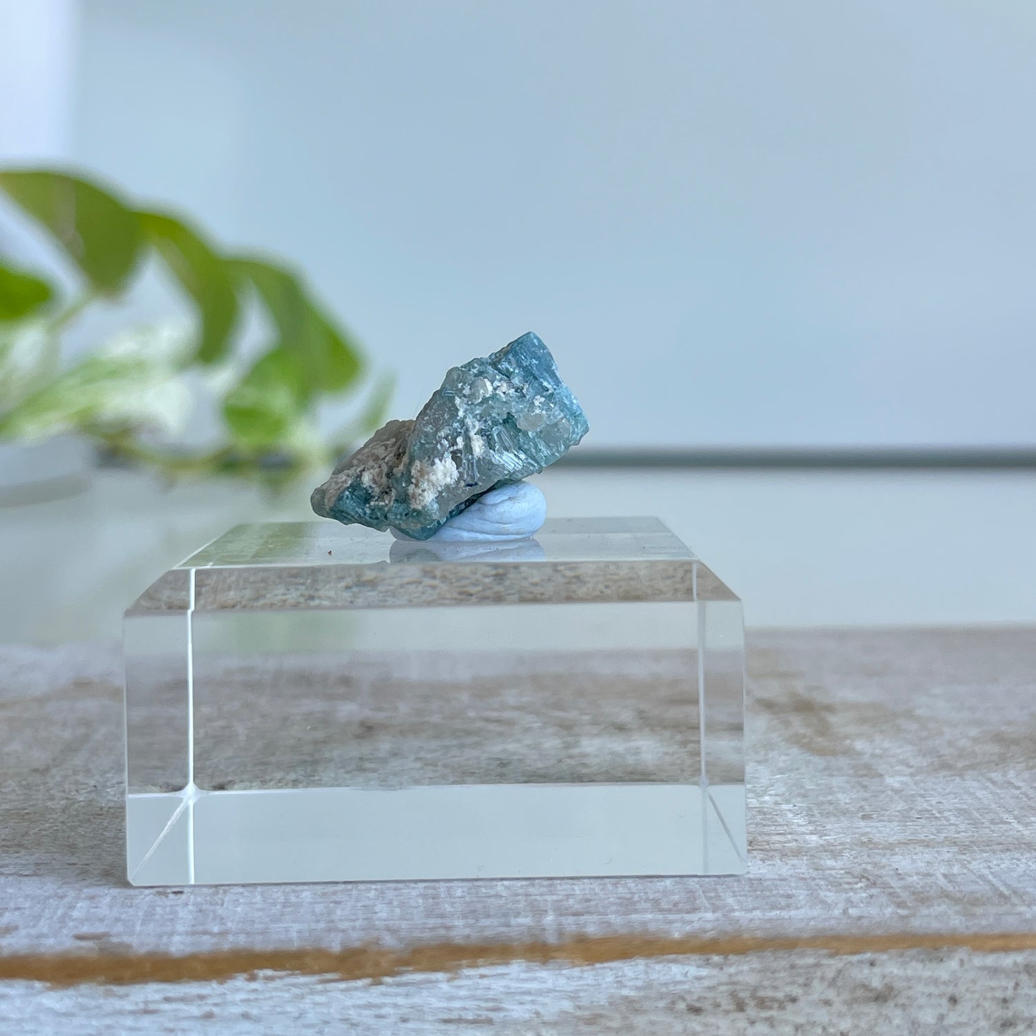 Blue Tourmaline Cluster 2.85g