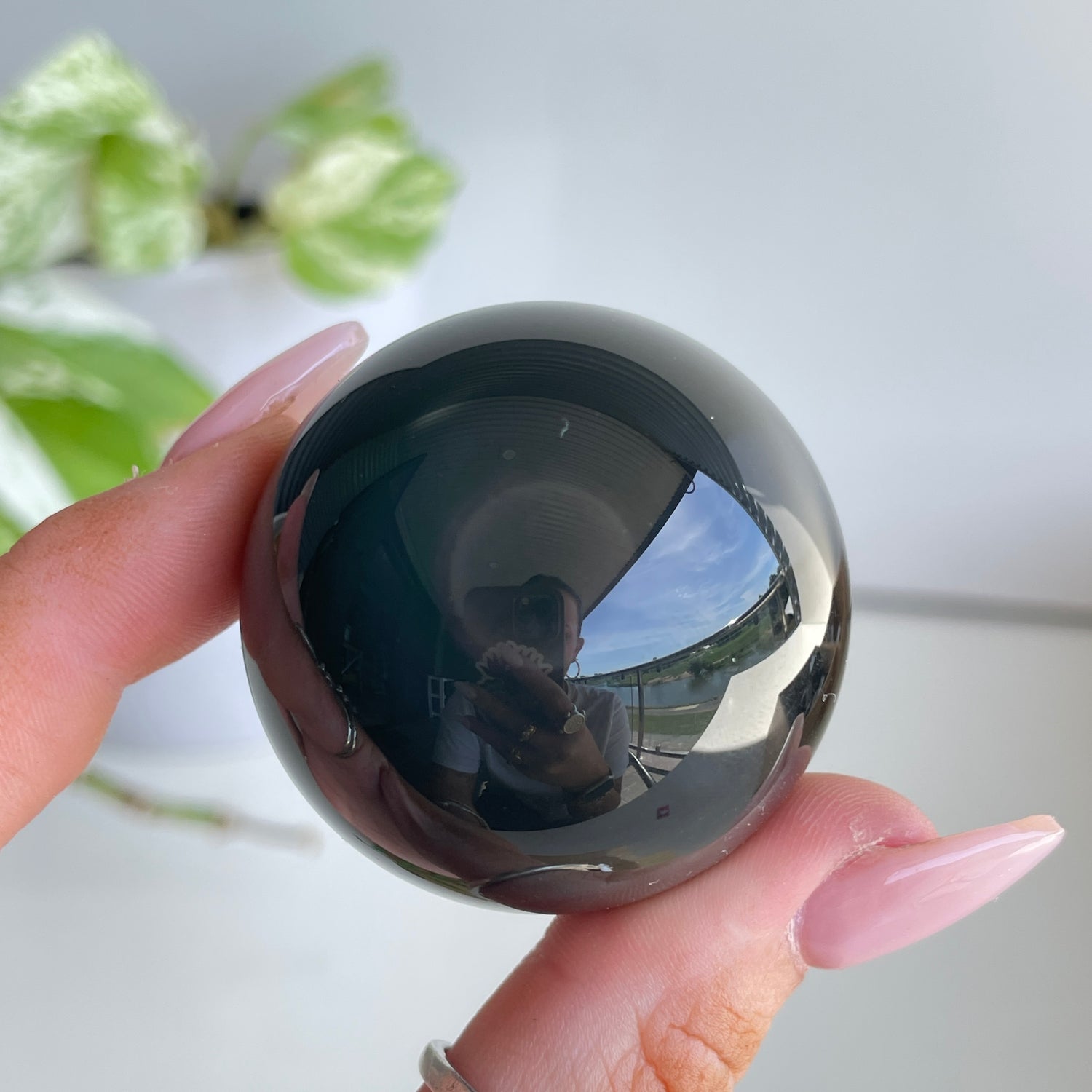 Rainbow Obsidian Sphere 4.3cm