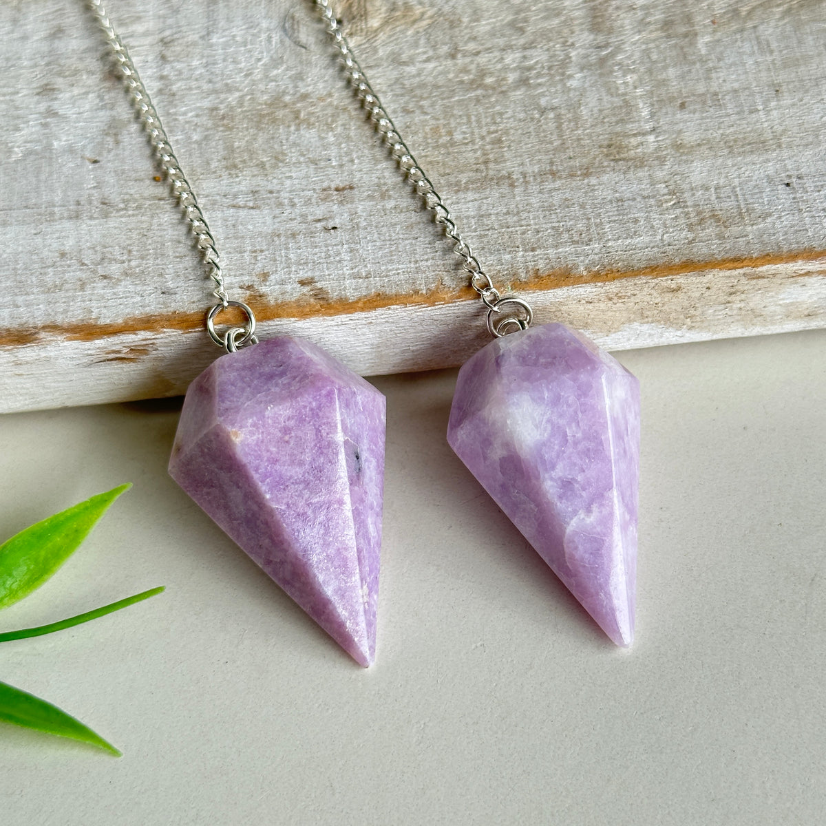 Lepidolite Pendulum