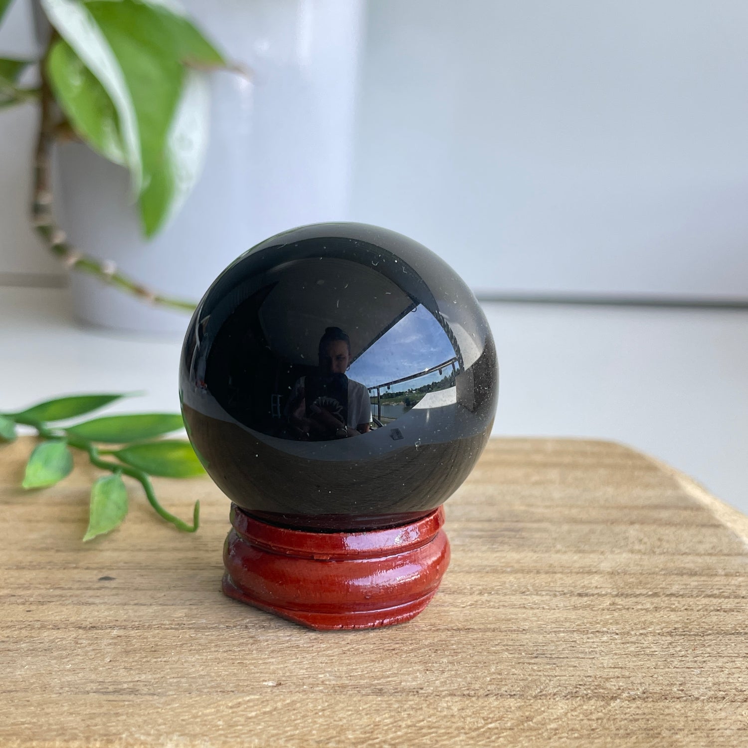 Rainbow Obsidian Sphere 4.1cm