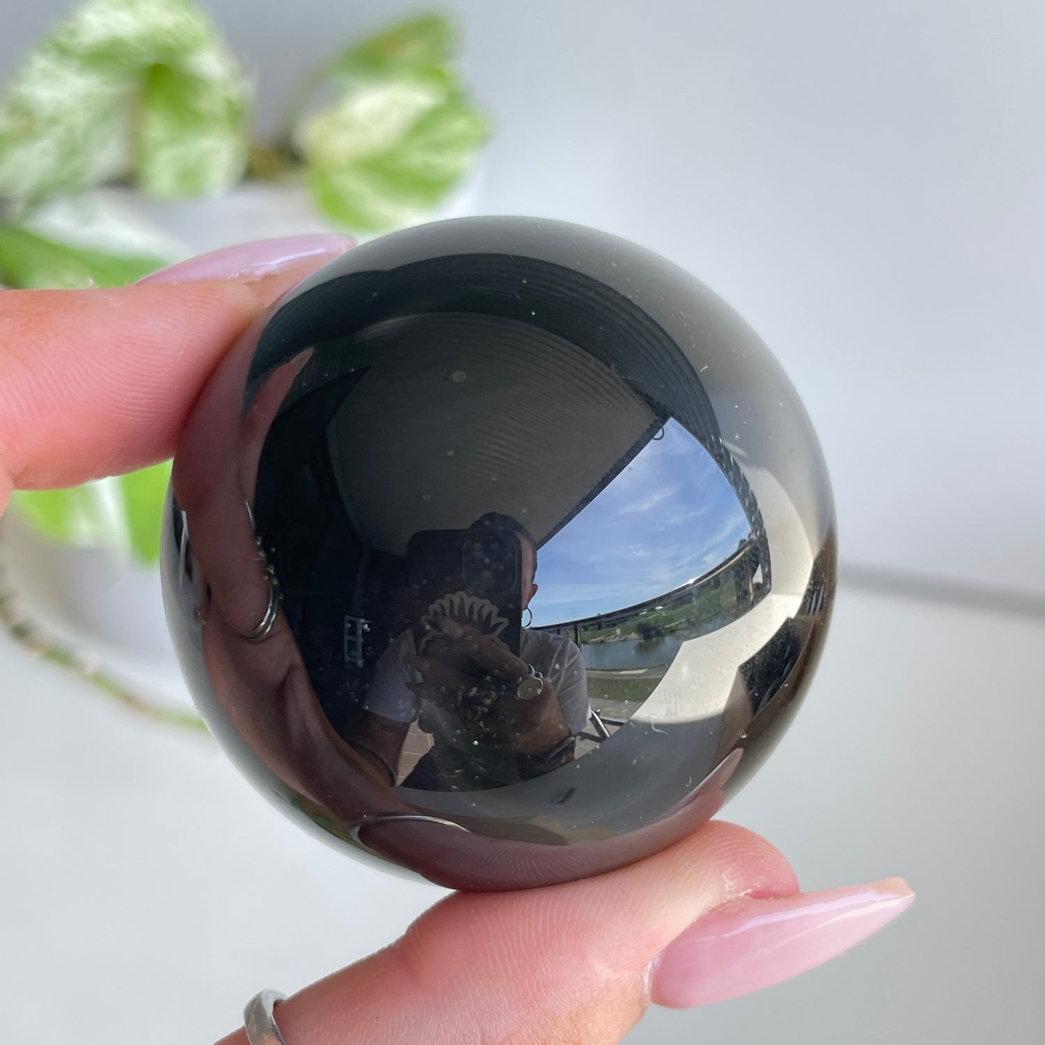 Rainbow Obsidian Sphere 5cm