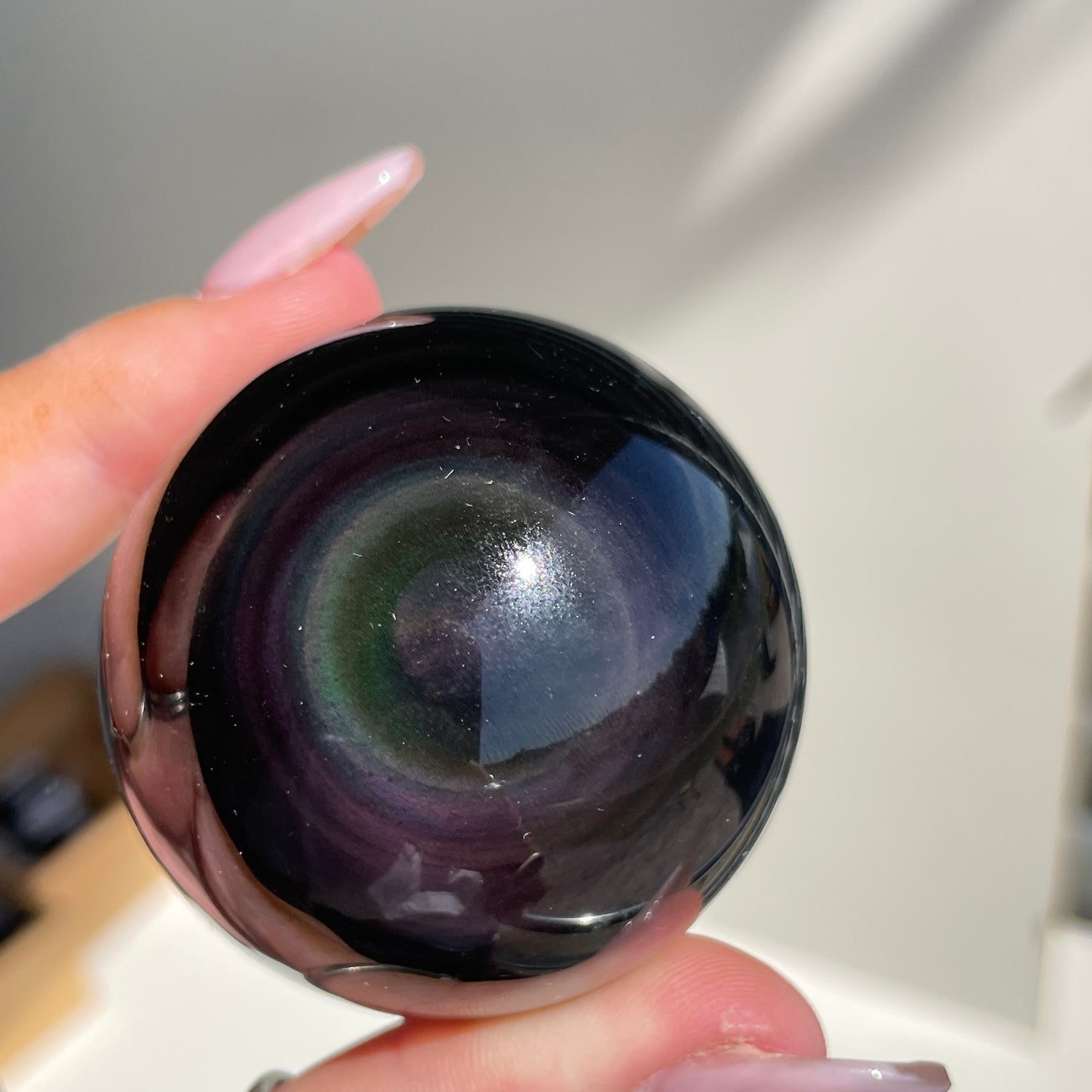 Rainbow Obsidian Sphere 5cm