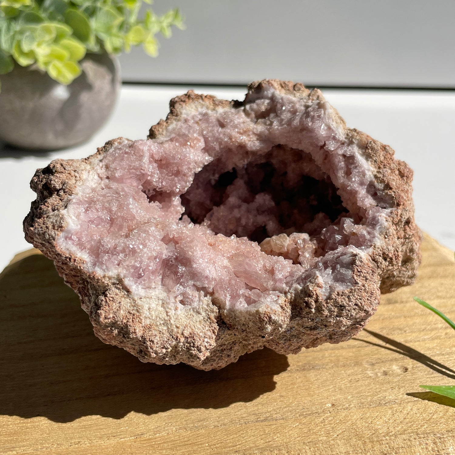 Pink Amethyst Geode 425g