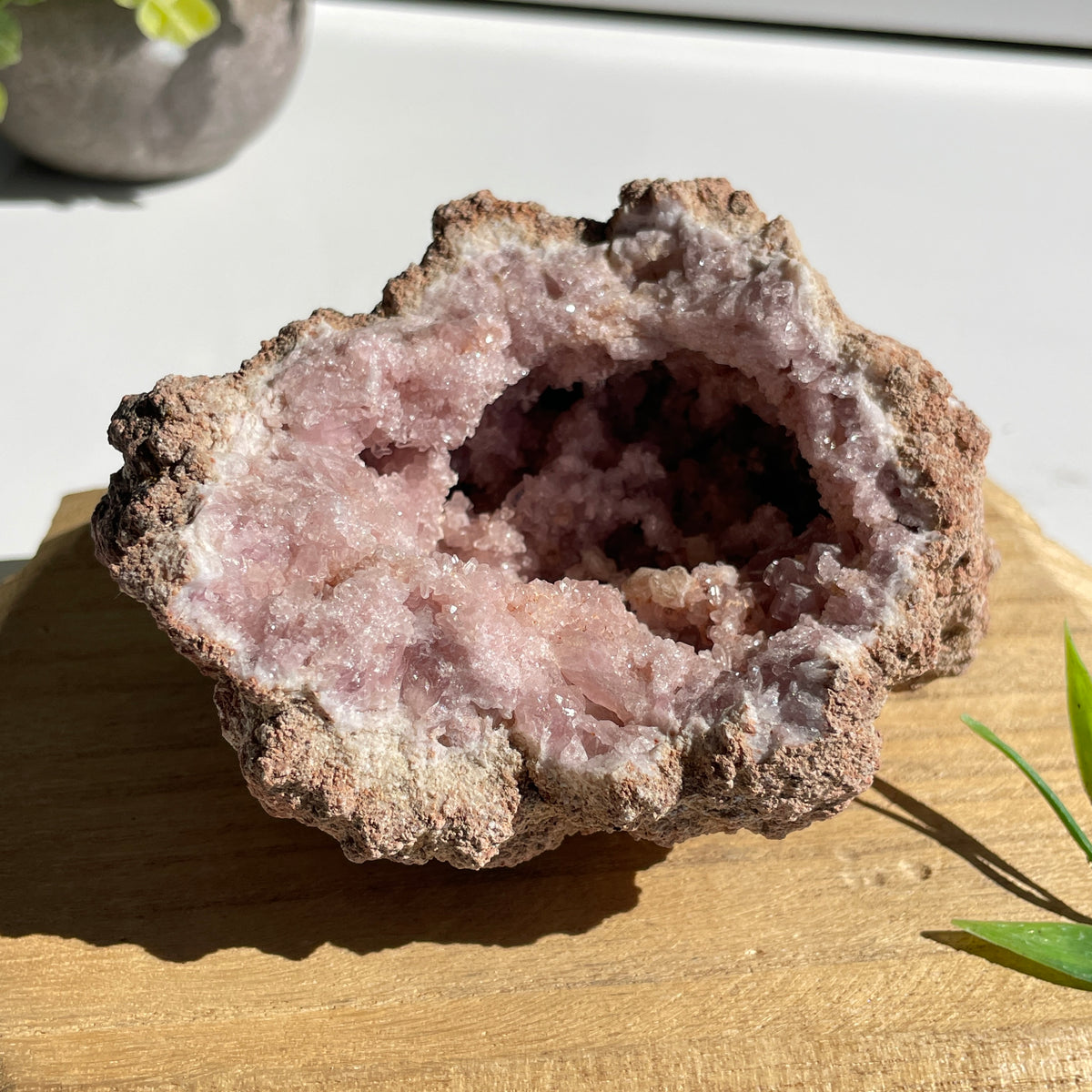 Pink Amethyst Geode 425g