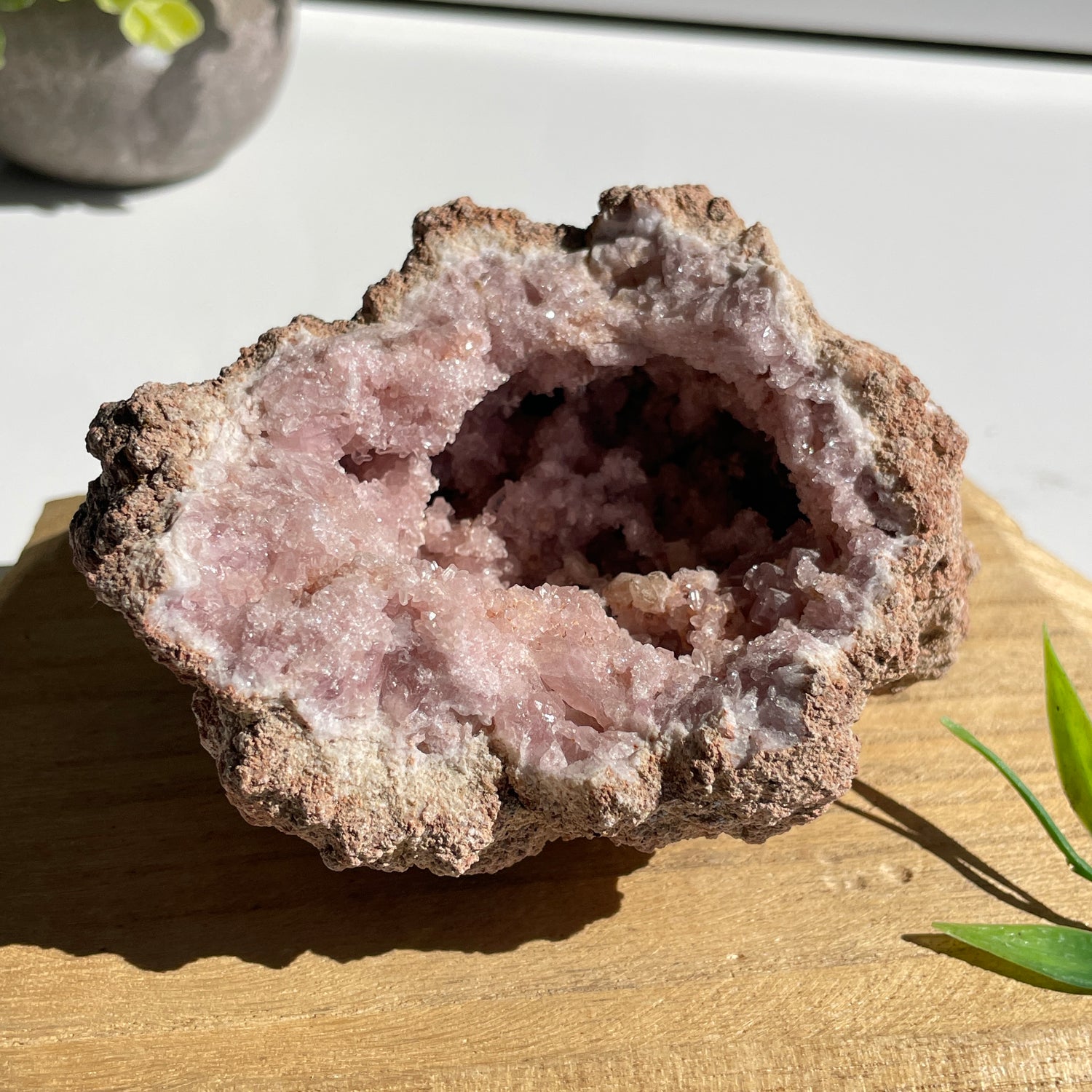 Pink Amethyst Geode 425g