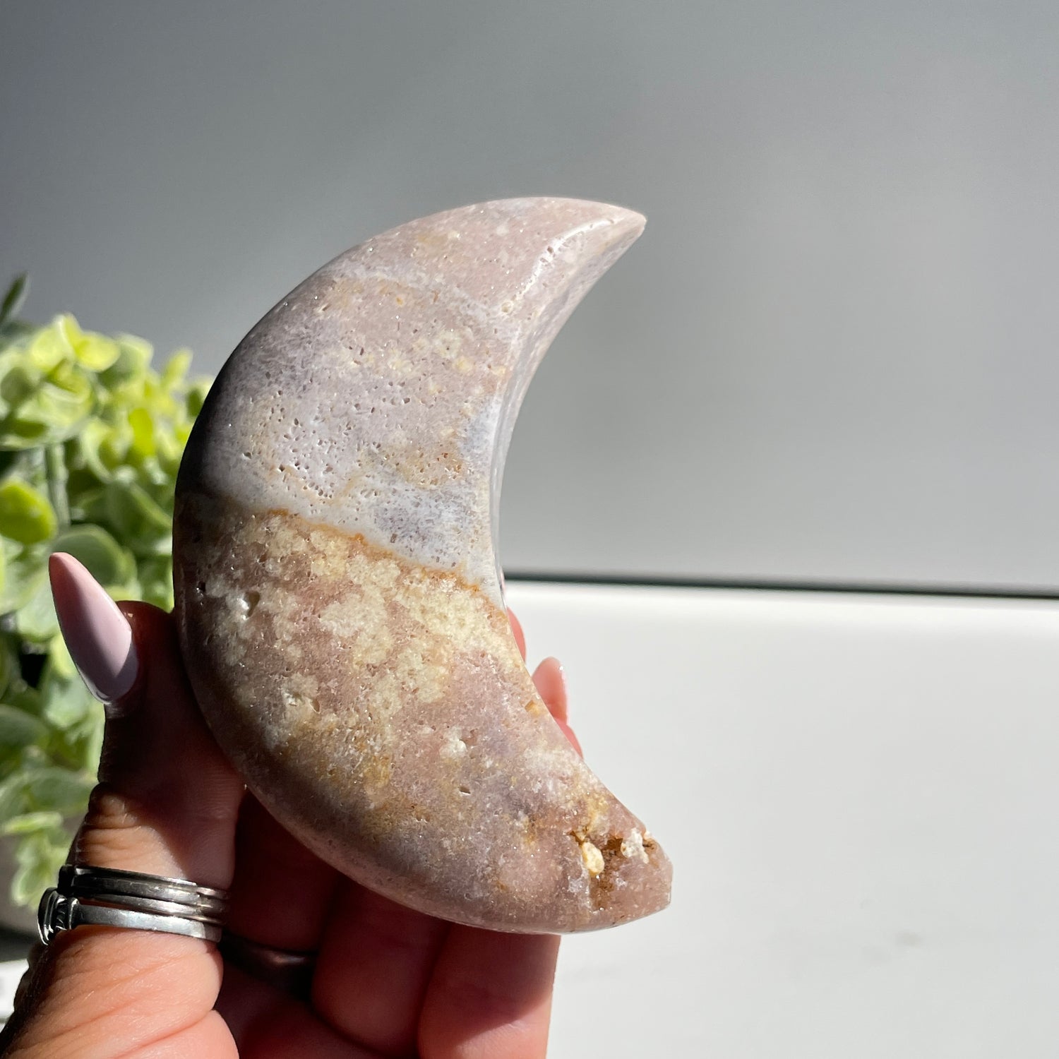 Pink Amethyst Moon 168g