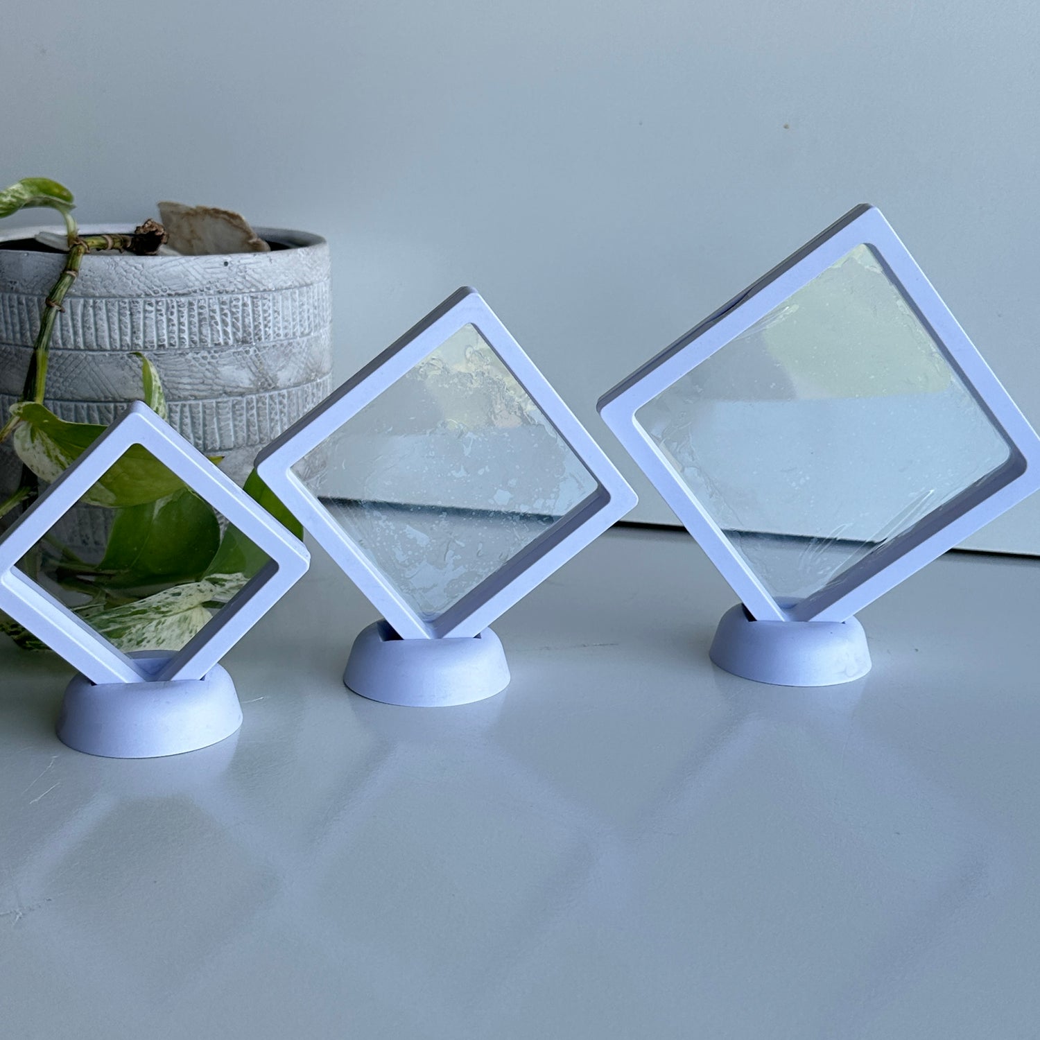 White Display Frame