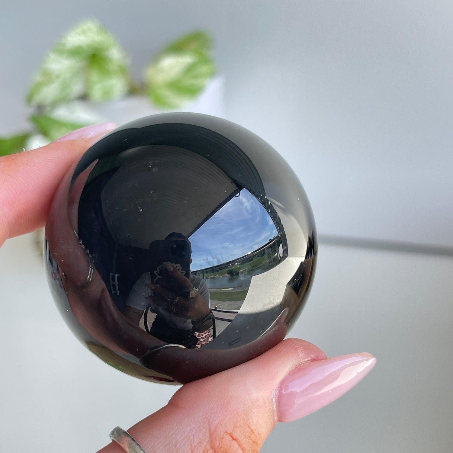 Rainbow Obsidian Sphere 4.9cm