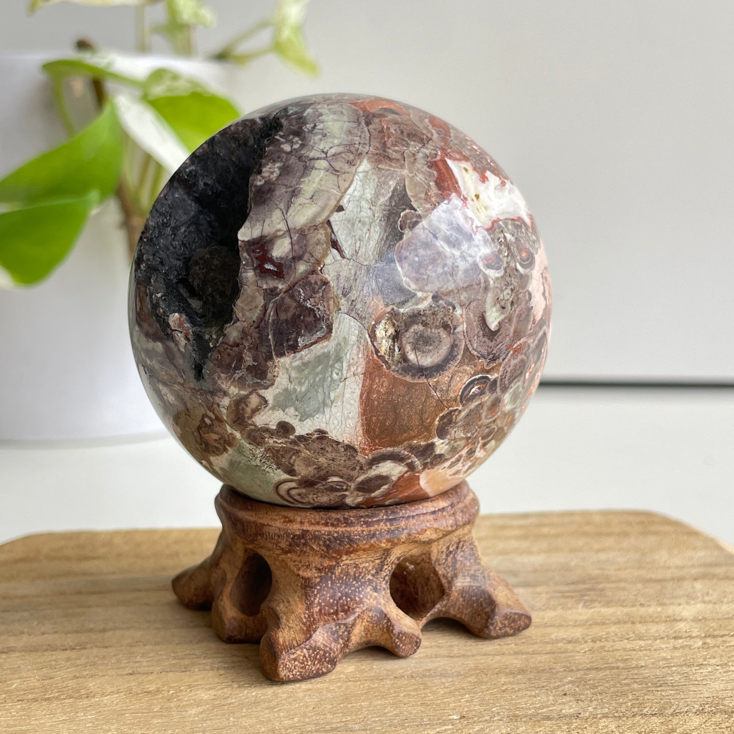 Money Agate Sphere 6.6cm