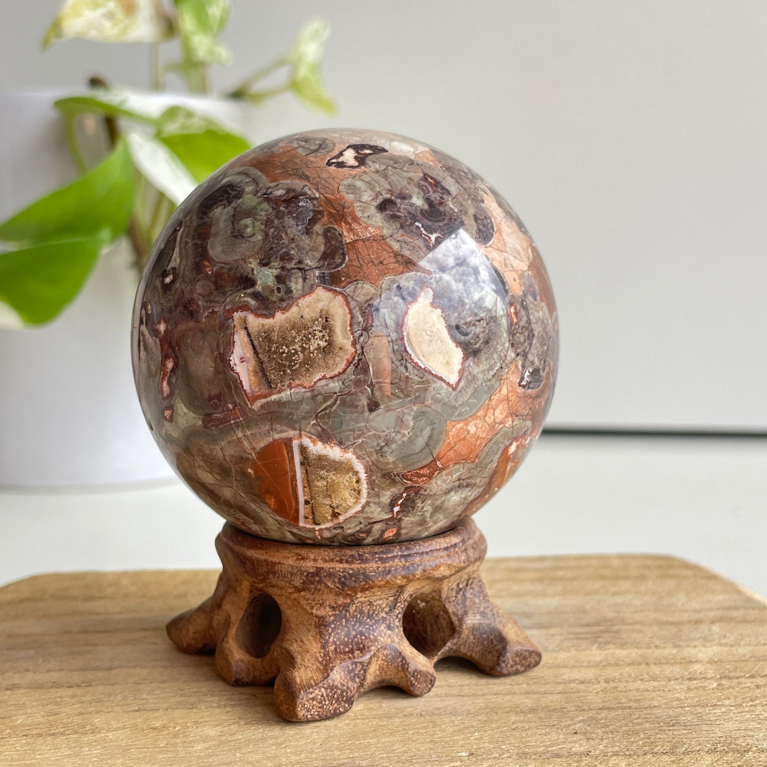 Money Agate Sphere 6.6cm