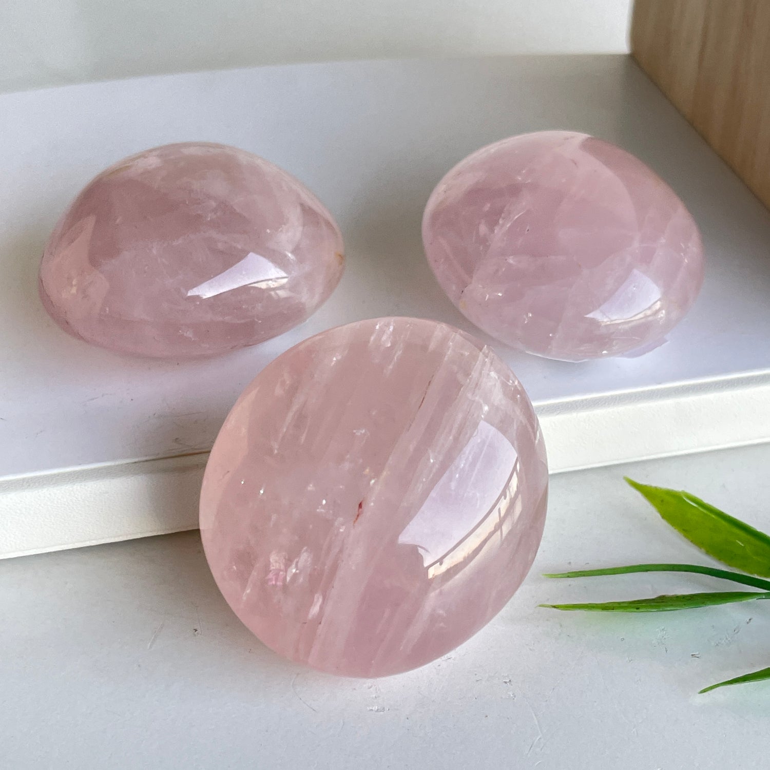 Rose Quartz Palmstone Small
