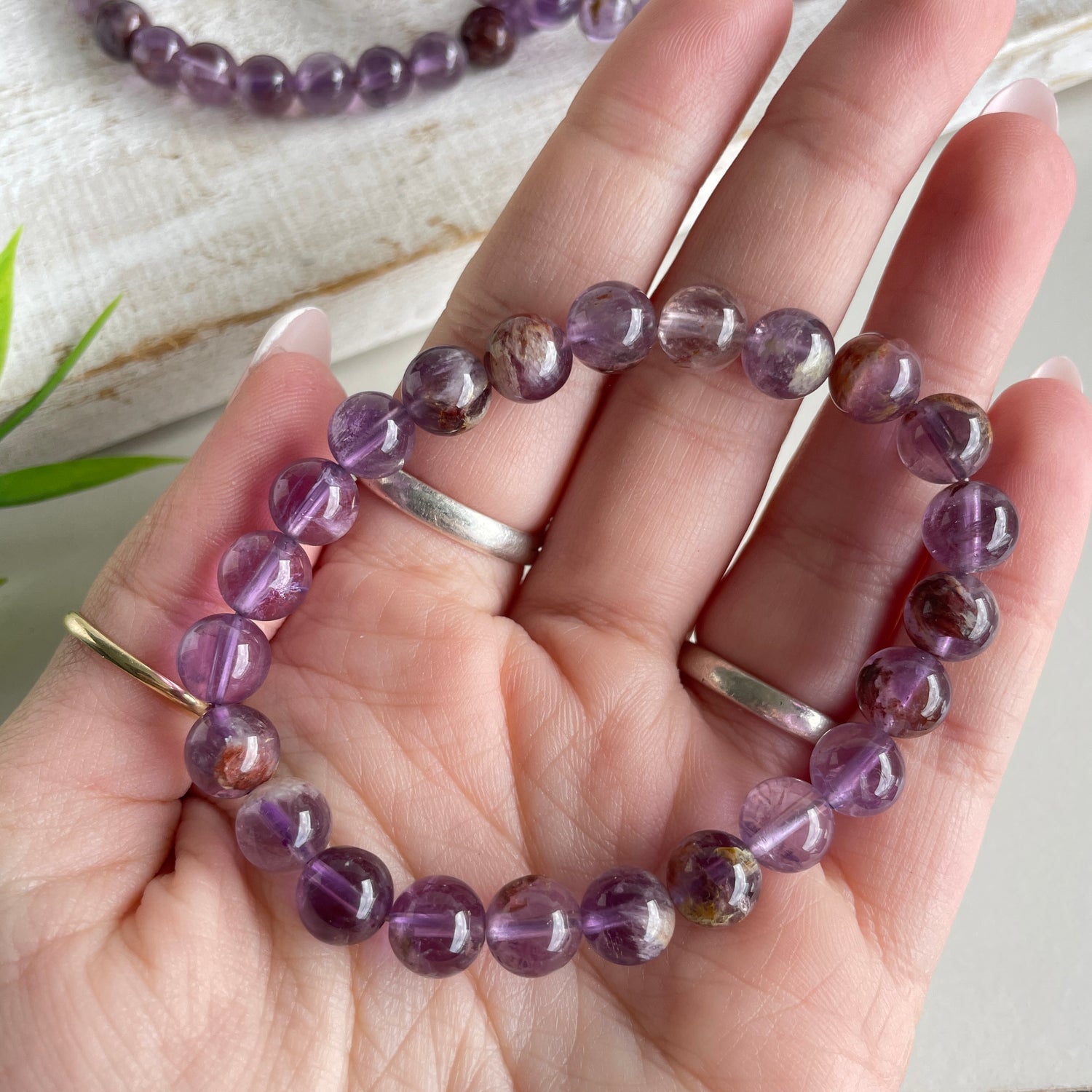 Super 7 Dark Med Bracelet