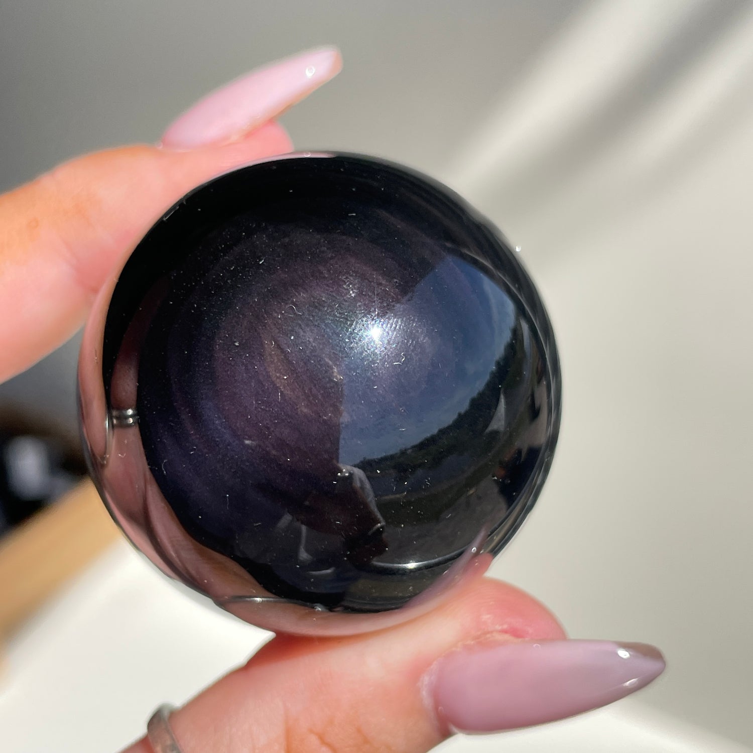 Rainbow Obsidian Sphere 4.3cm