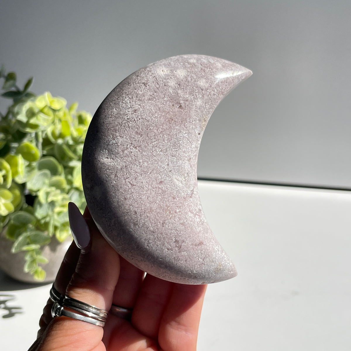 Pink Amethyst Moon 279g
