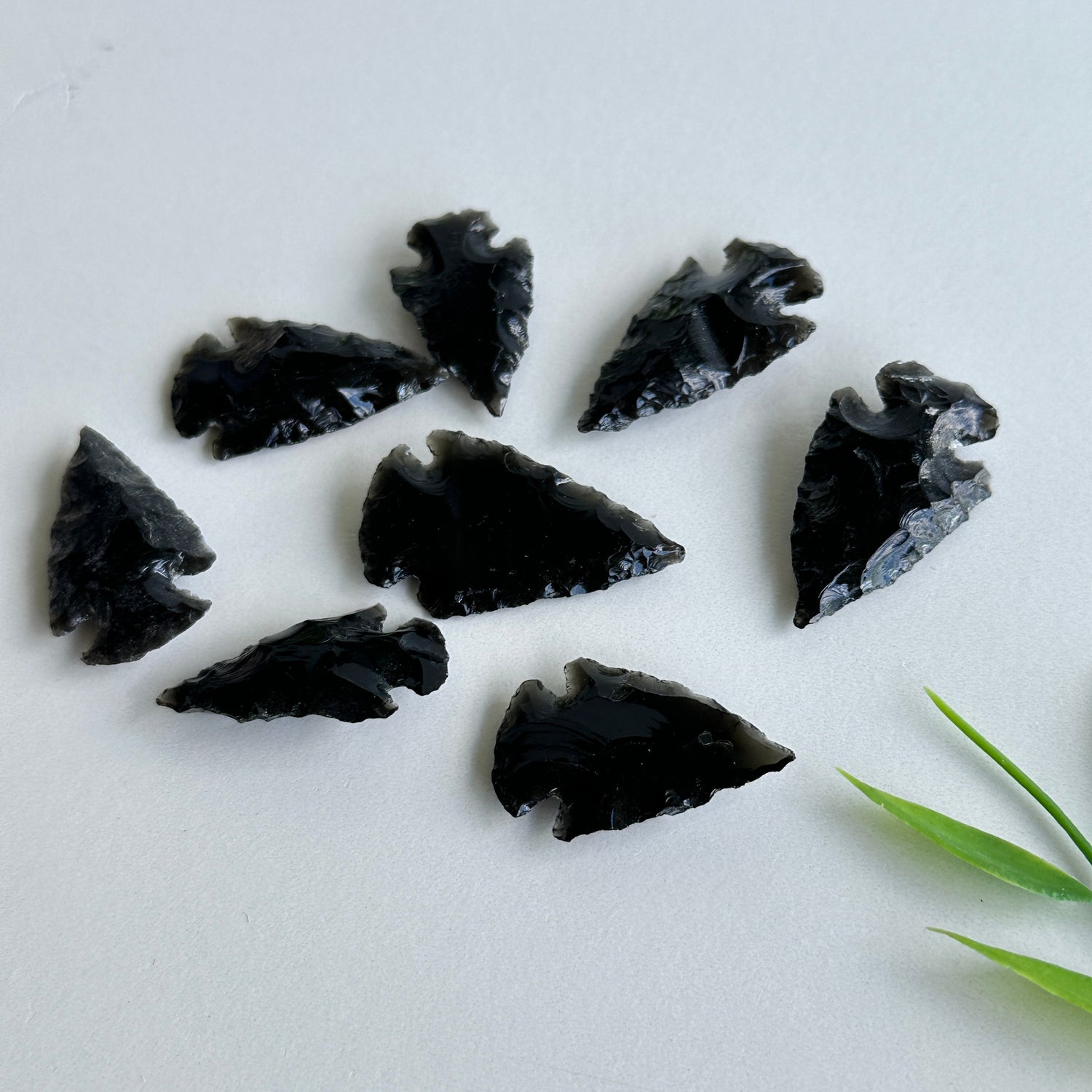 Arrow Heads Black Obsidian Sml