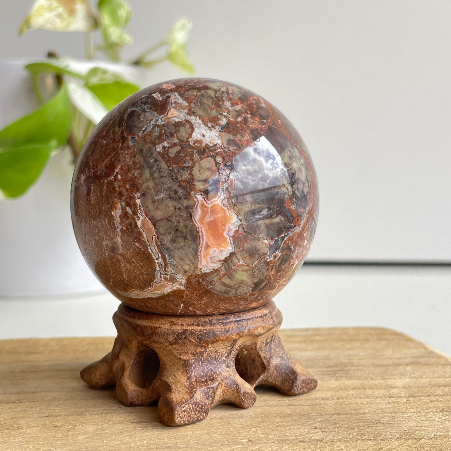 Money Agate Sphere 6.2cm
