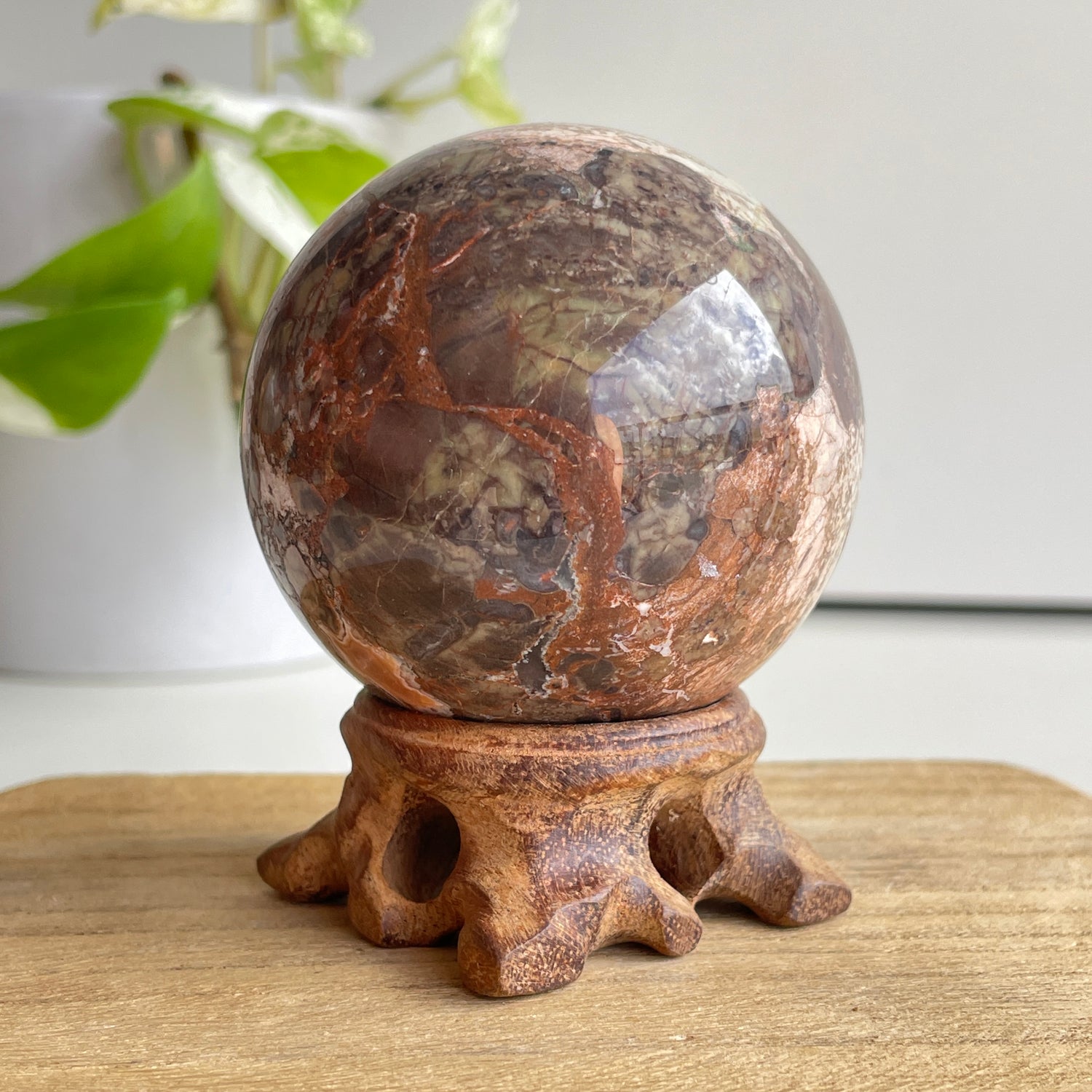 Money Agate Sphere 6.2cm