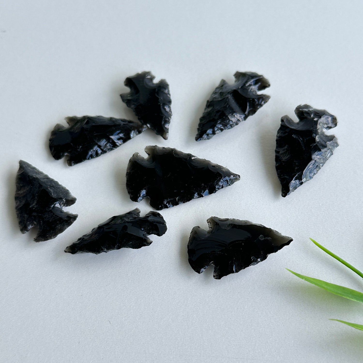 Arrow Heads Black Obsidian Sml