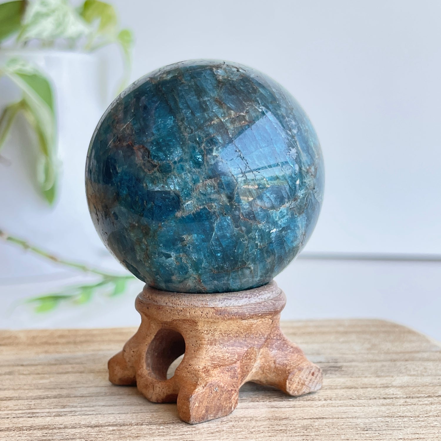 Blue Apatite Sphere 5.4cm