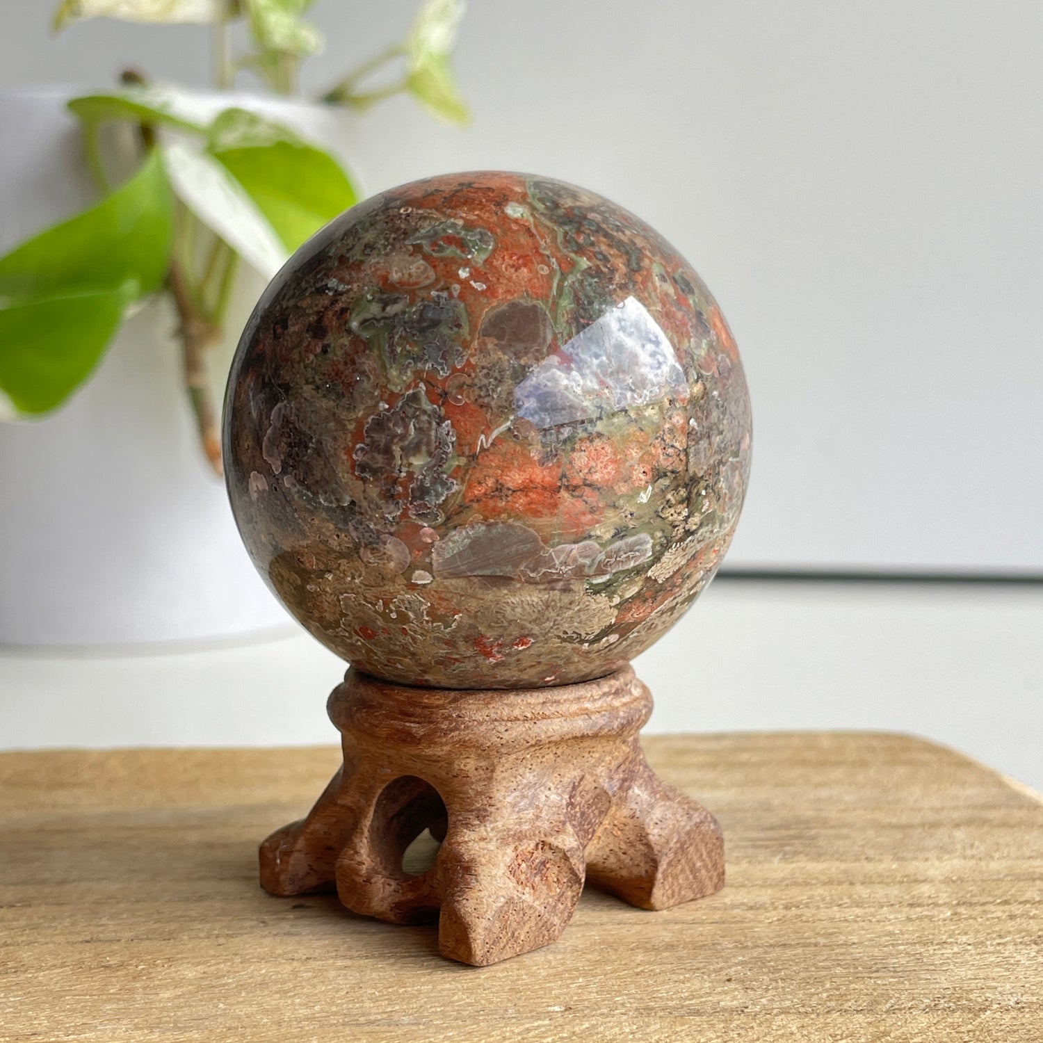 Money Agate Sphere 5.4cm