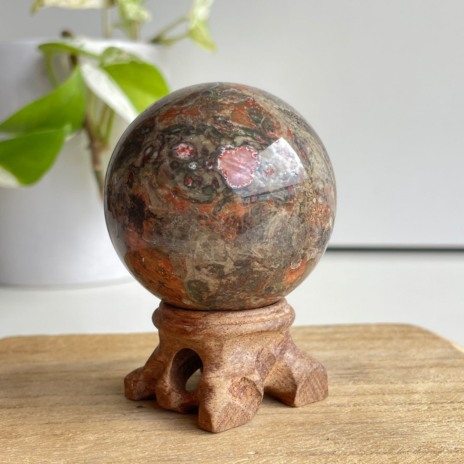 Money Agate Sphere 5.4cm